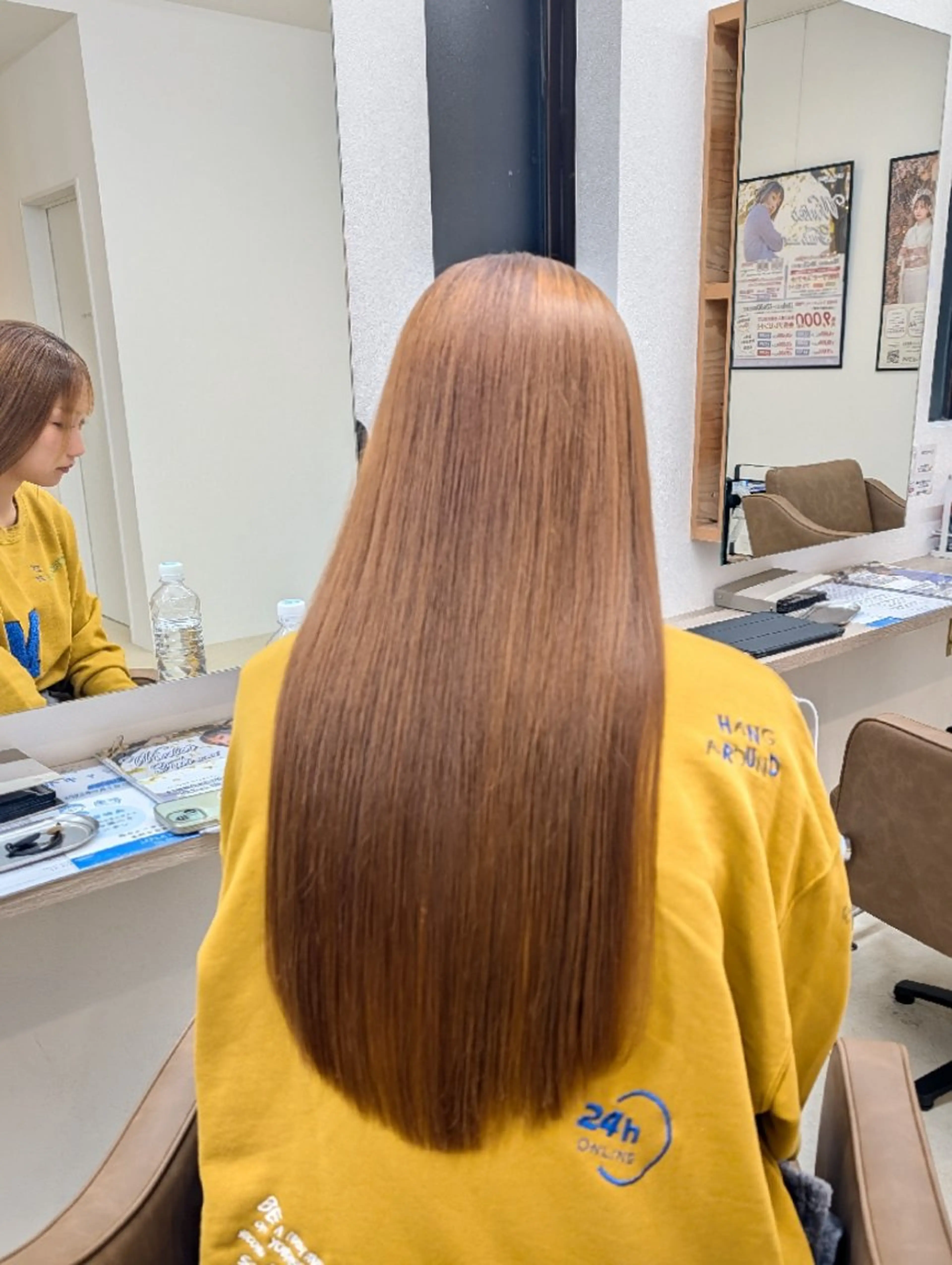 ロング 酸性ストレート ルプラボウ　小野寺 菜穂/豊橋/パーマのヘアスタイル