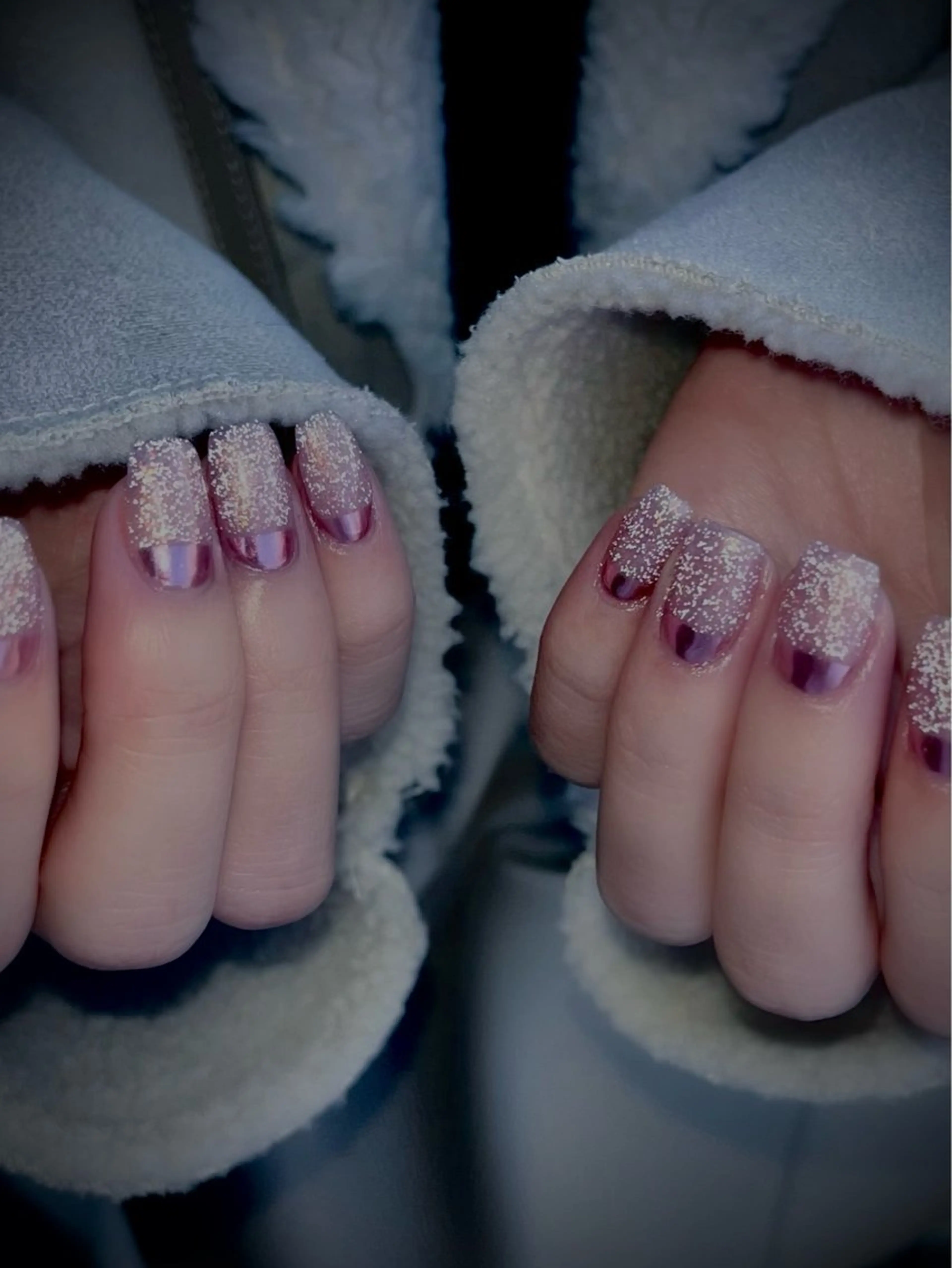 ネイル キラキラネイル マグネットネイル ワンカラーネイル スカルプネイル ワンホンネイル nine.🦋 YUKOのネイルデザイン