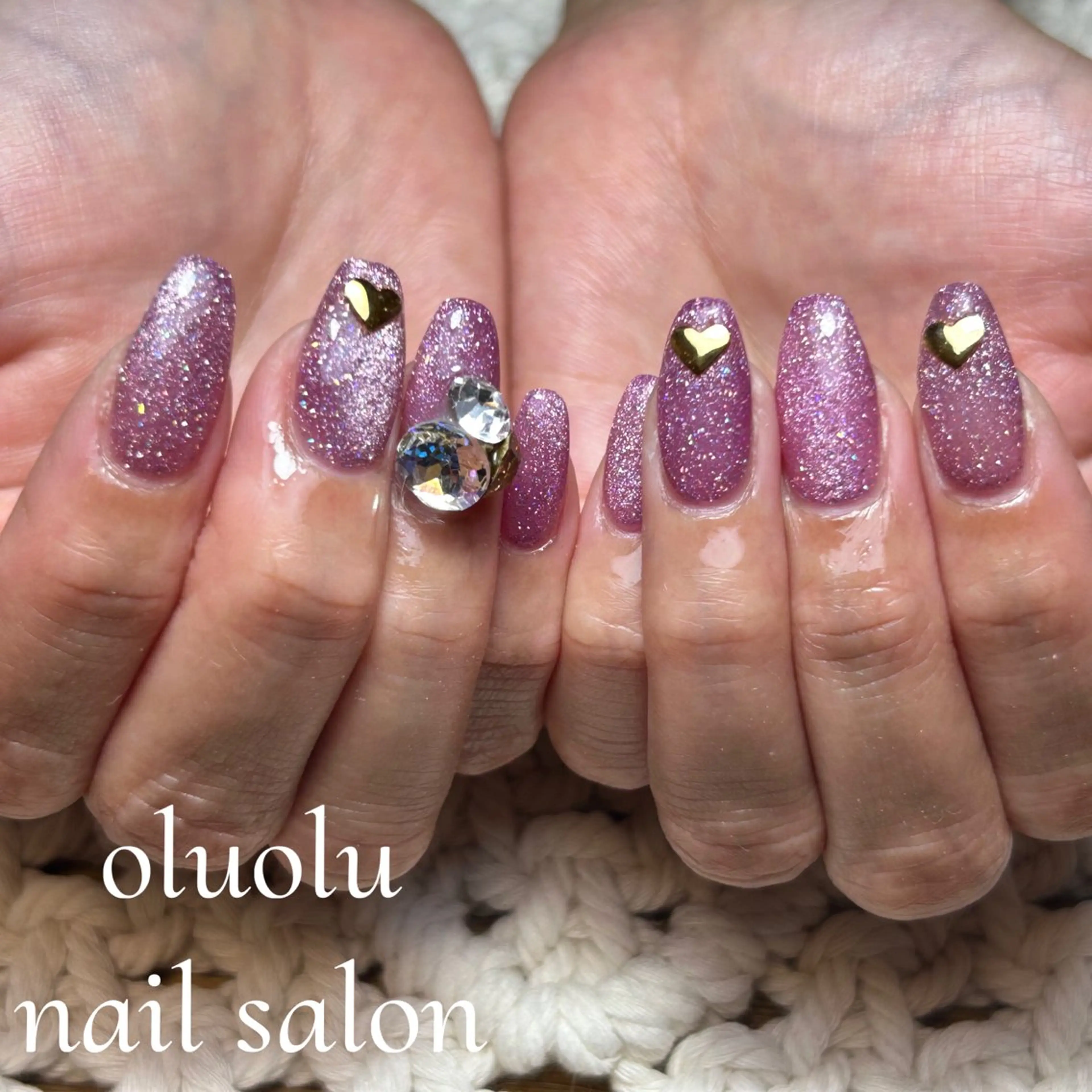 【hand】初回様オフ無料♪アクリルスカルプ10本➕マグネットネイル💅🧲の写真