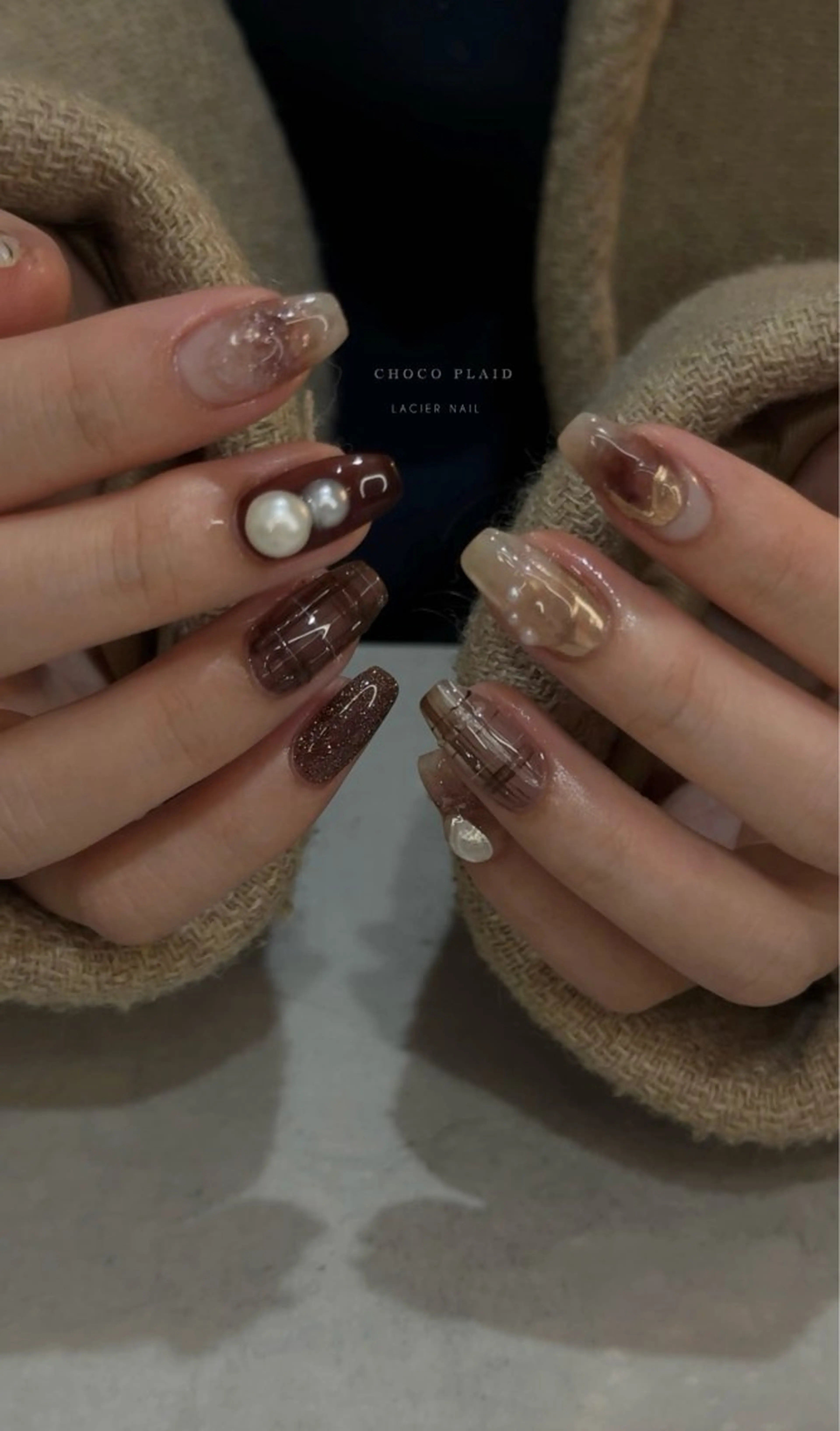 ネイル アートネイル ニュアンスネイル ハンドネイル lacier nailのネイルデザイン