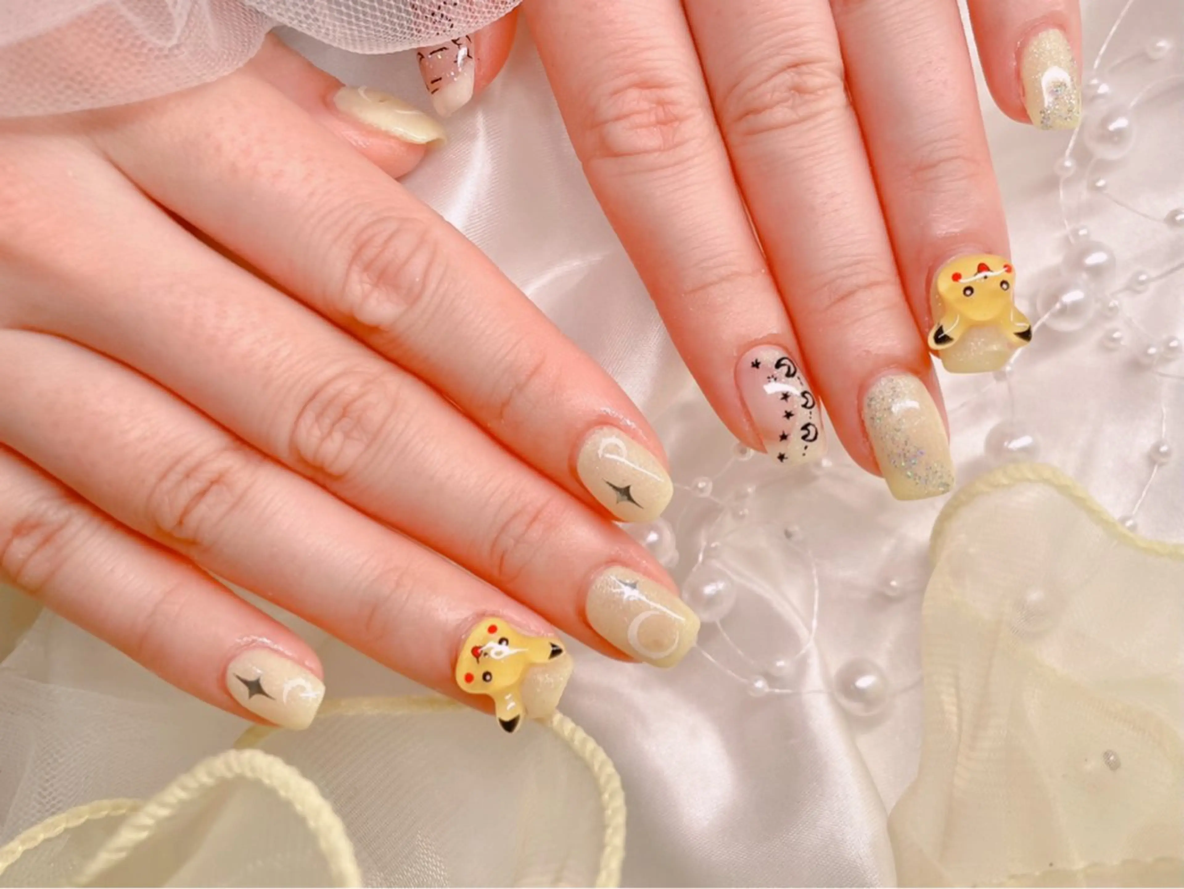 ネイル ハンドネイル ゆりか ジョアアンジェ福島のネイルデザイン