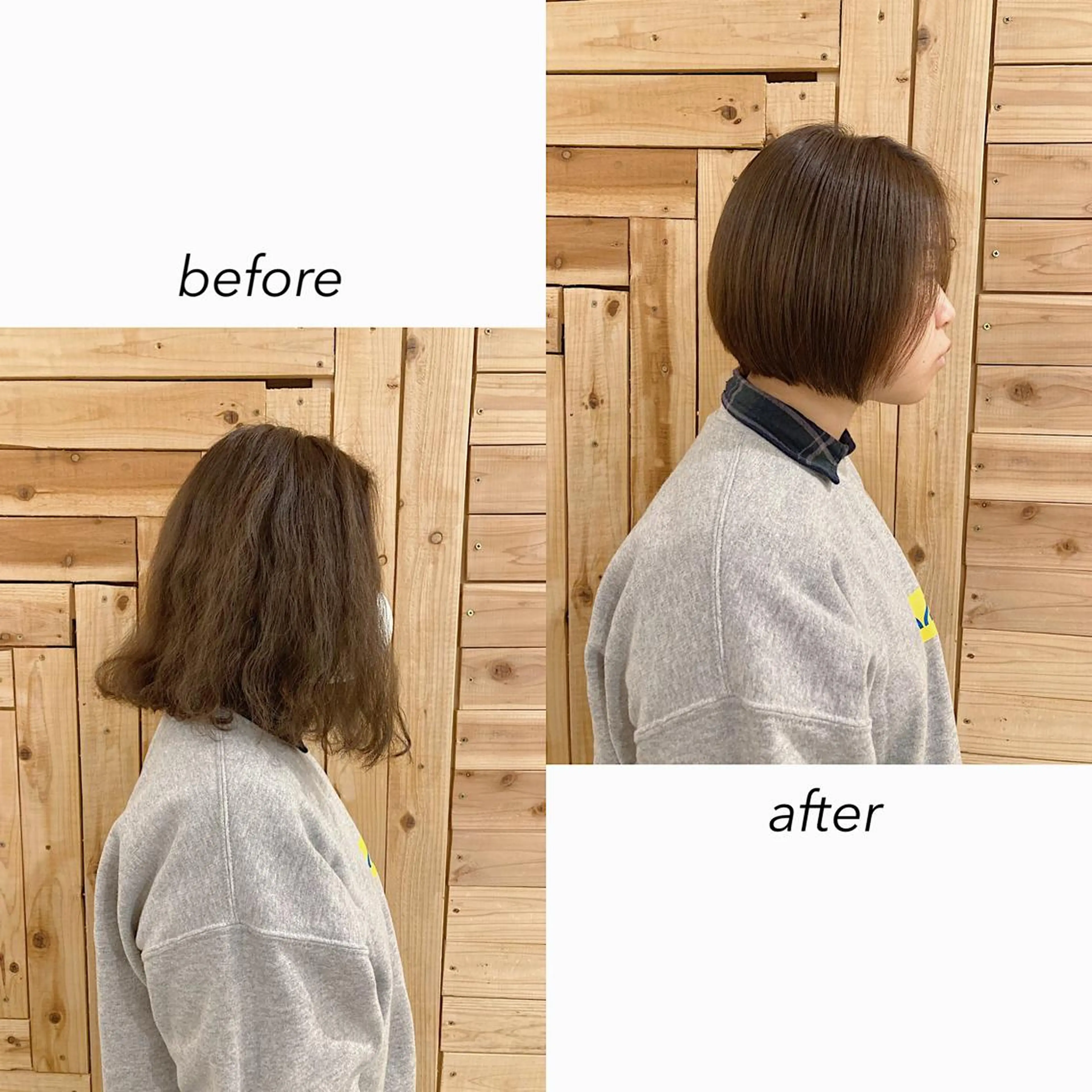 ショート 髪質改善 縮毛矯正 カット 縮毛矯正 川間 将彦のヘアスタイル