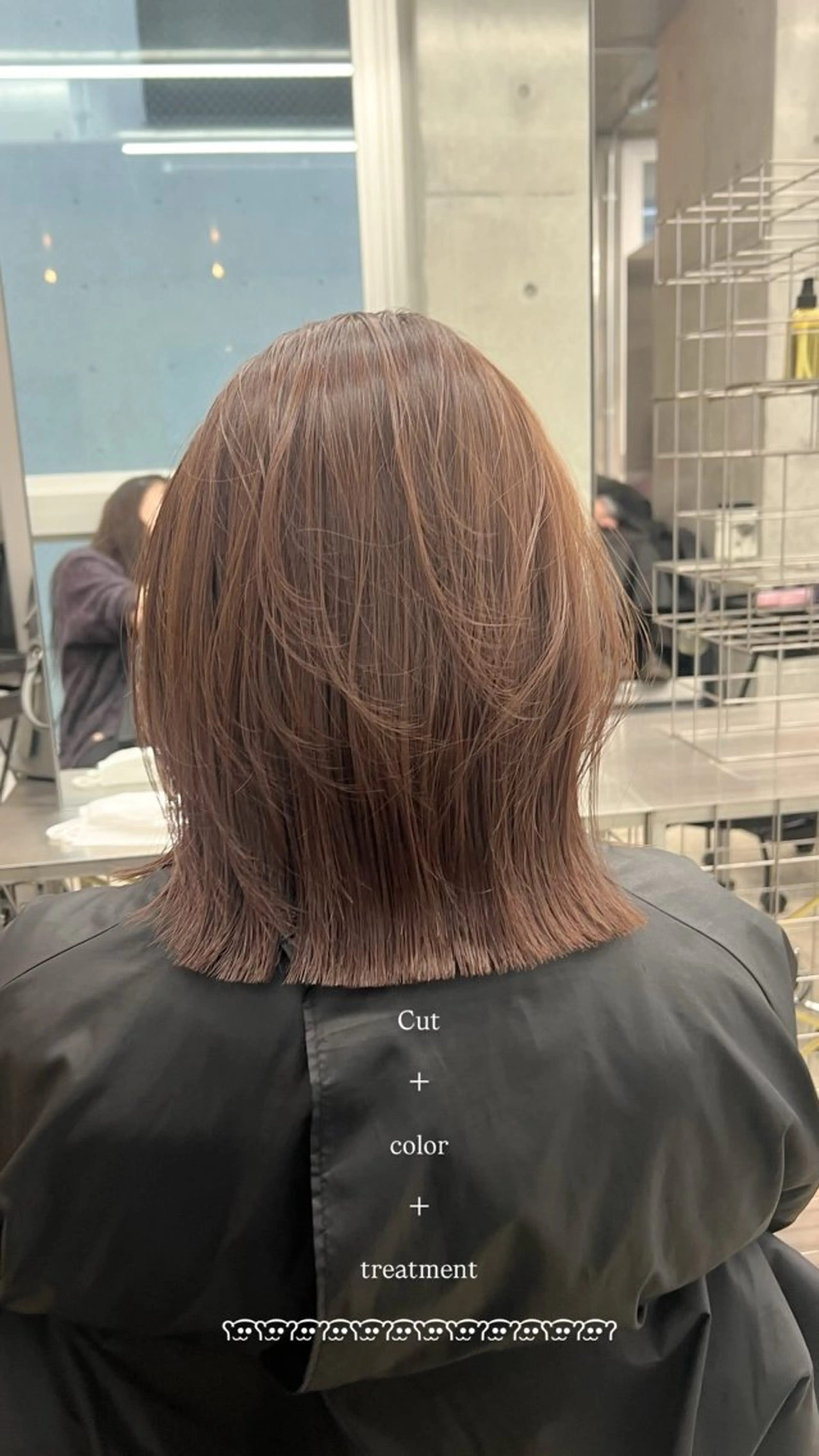 ミディアム カラー カット トリートメント レイヤー/パーマ 🐕‍🦺Nagiのヘアスタイル