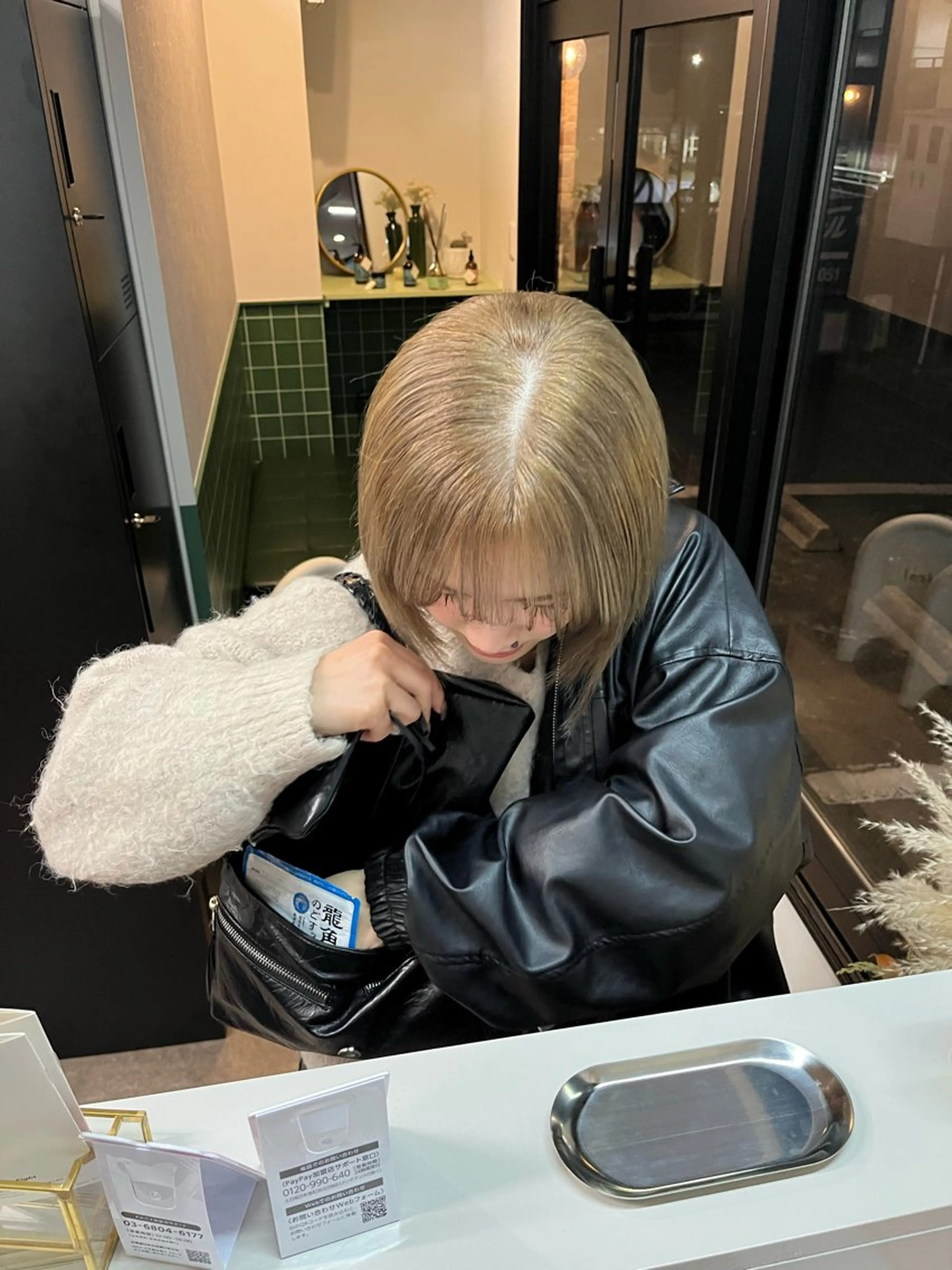 カラー ヘアカラー 本木下朋花/髪質 改善×ダブルカラーのヘアスタイル