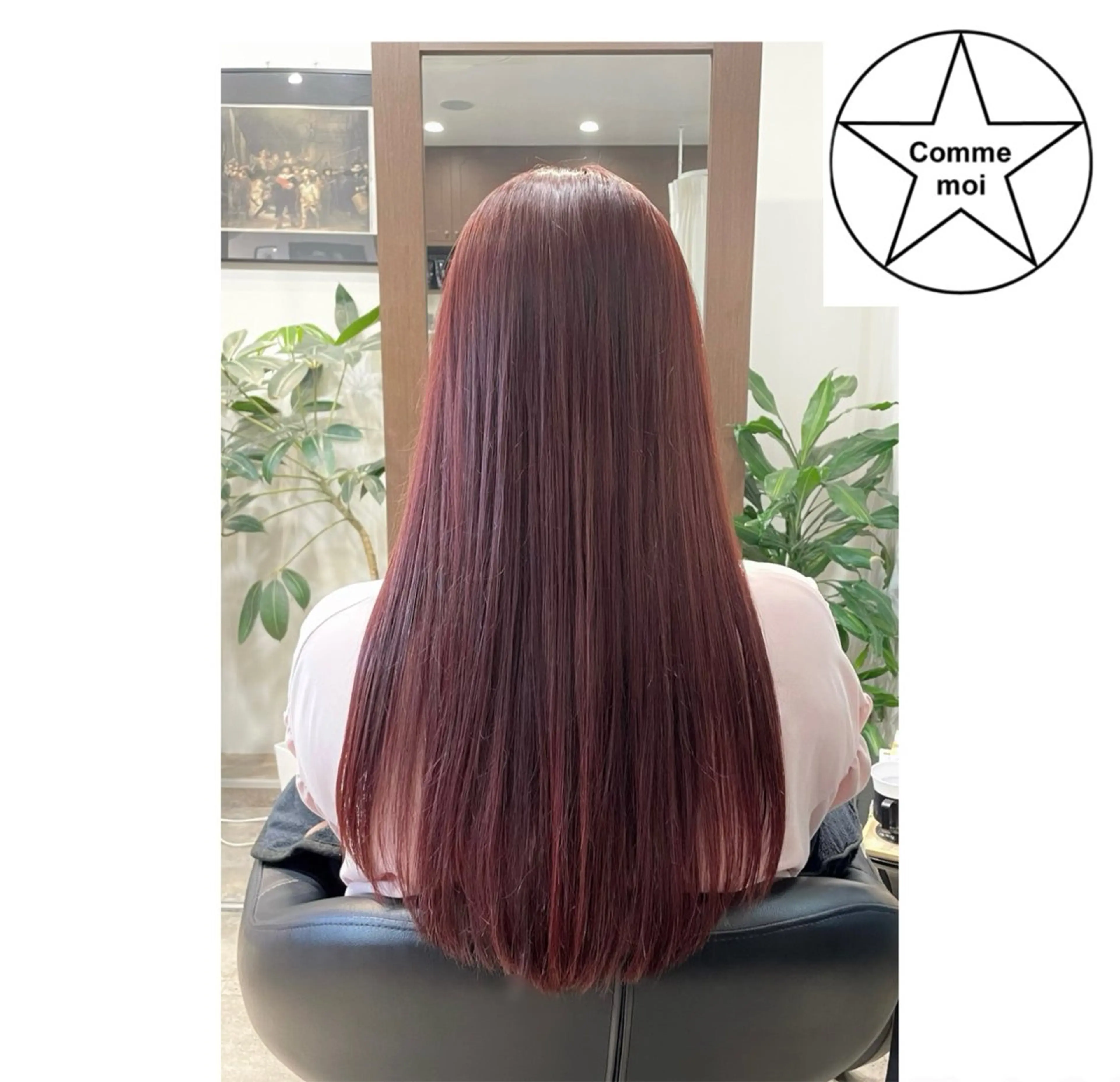 ロング カラー hair lounge comme moi所属・TOMO☆ 高島平のマツエク・マツパデザイン