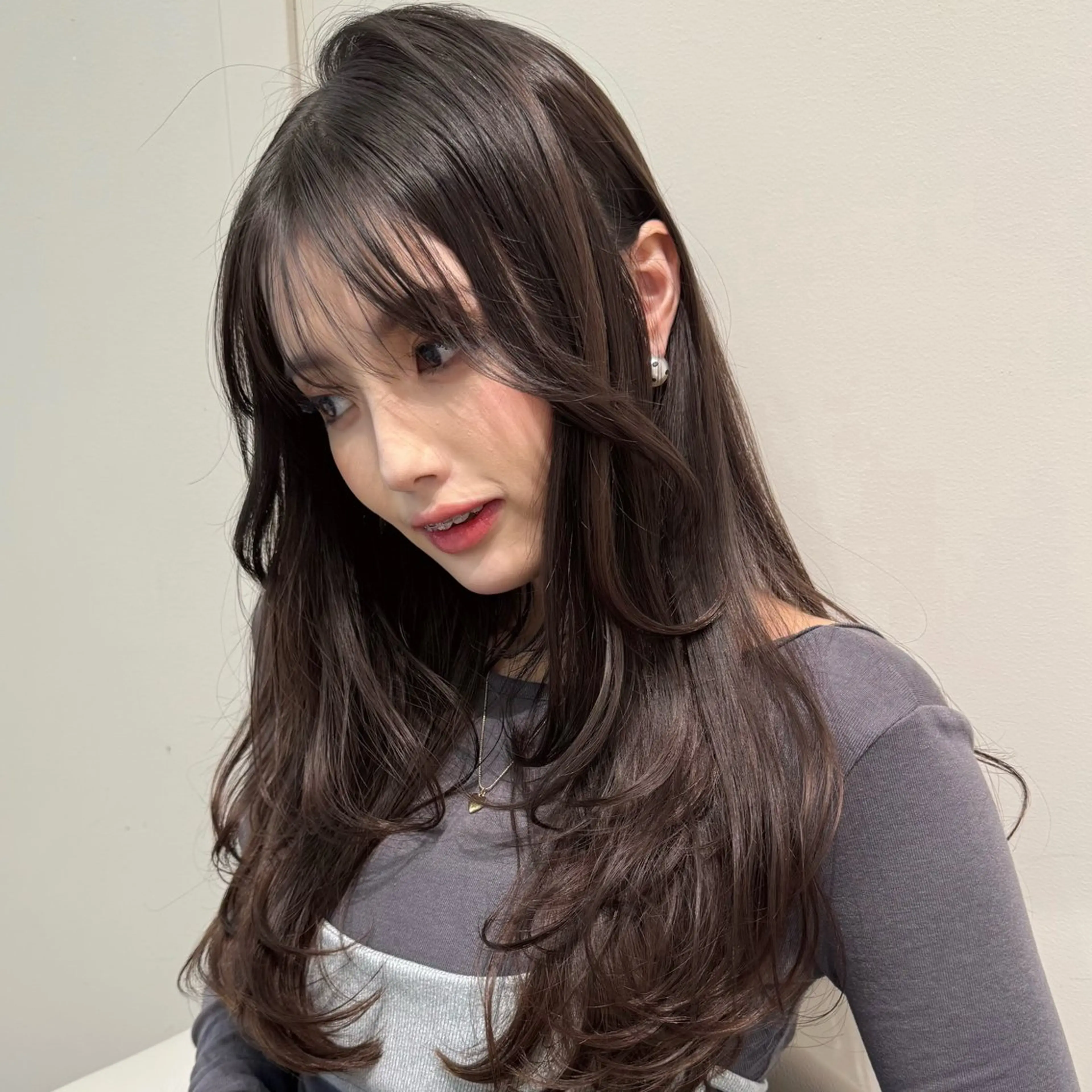 ロング レイヤーカット カット 透明感🍨レイヤー ヘアセット/miyuのヘアスタイル