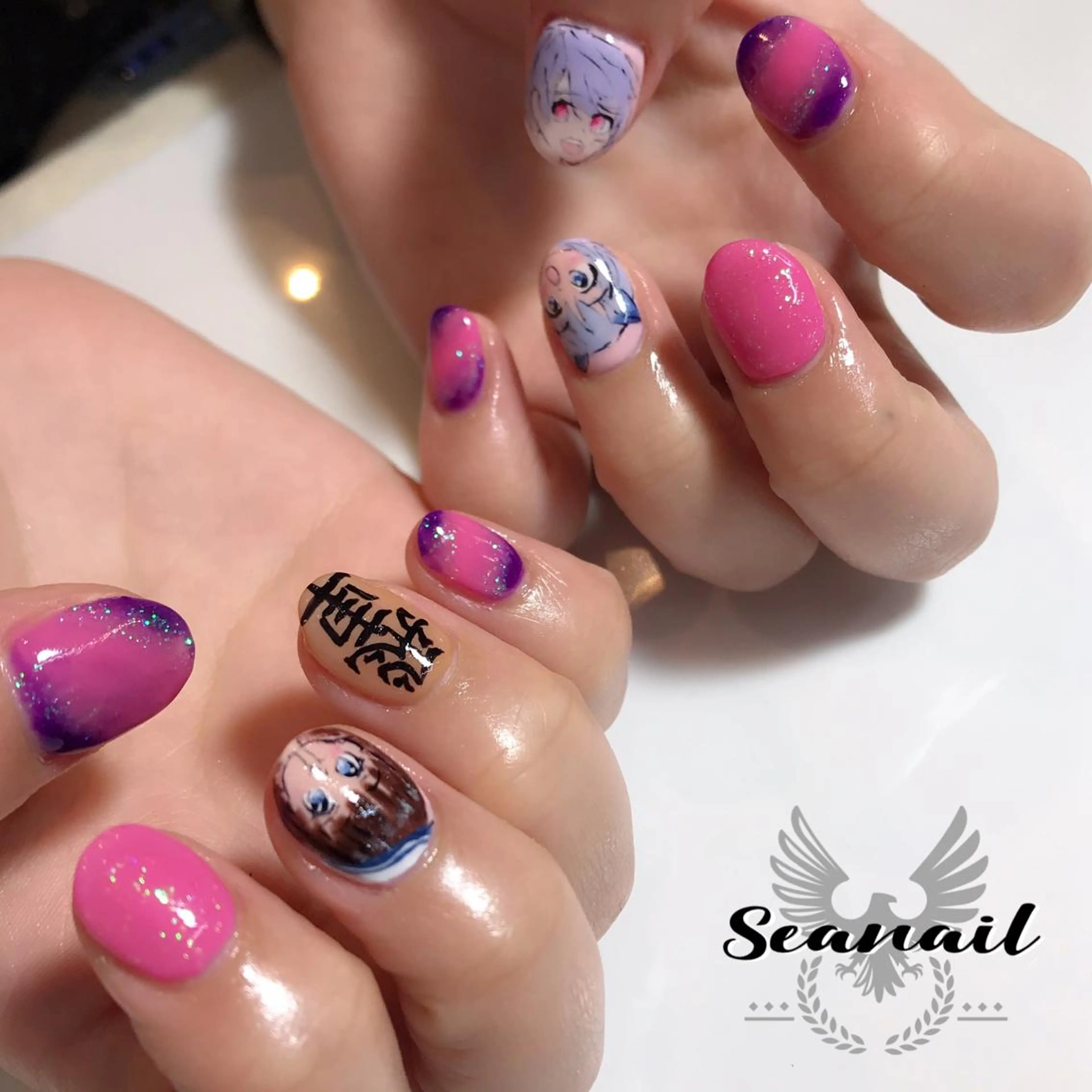 ネイル 小尾 栞のネイルデザイン