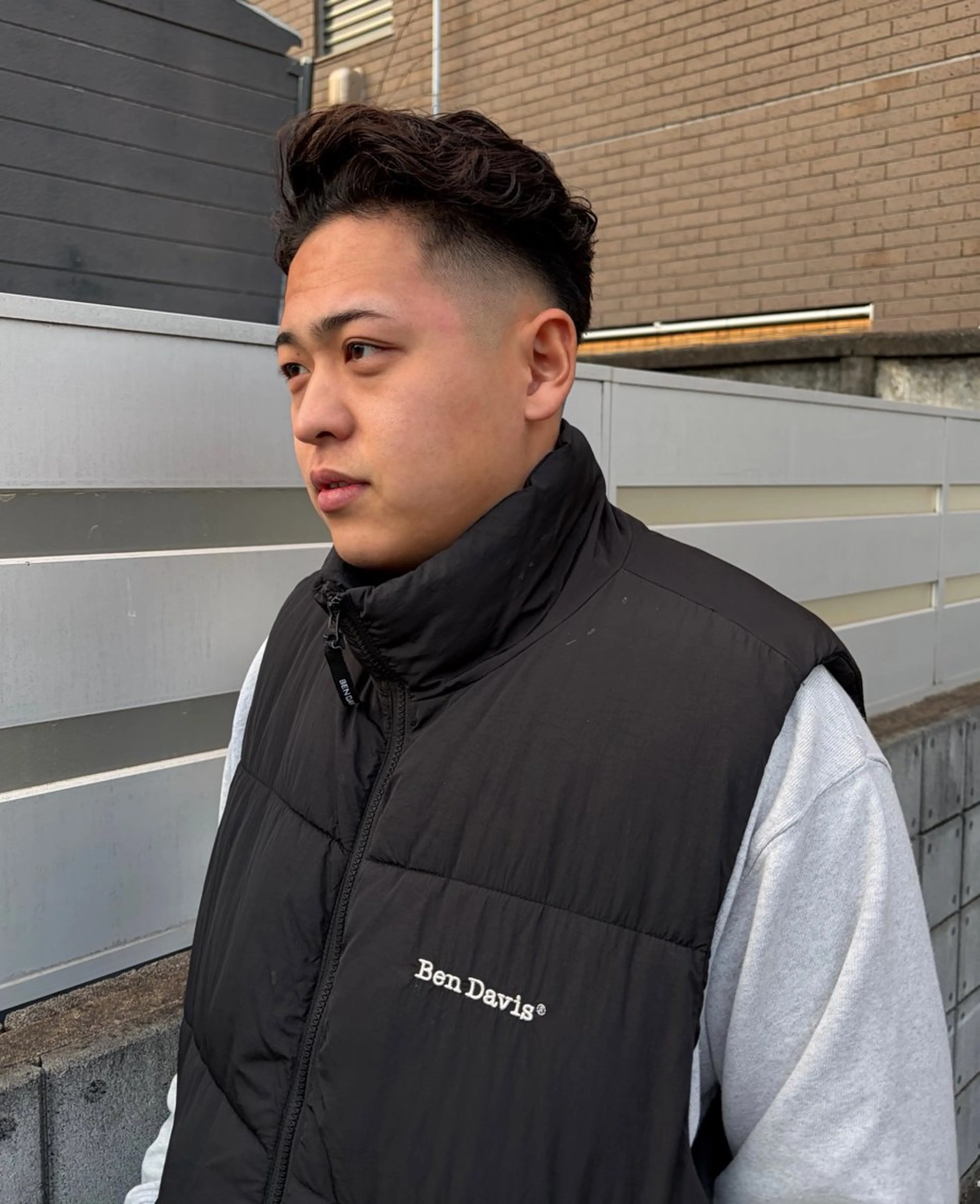 ショート パーマ メンズ フェードカット メンズパーマ パーマ メンズ/特殊ヘア パーマ🕷️小夏貴也のヘアスタイル