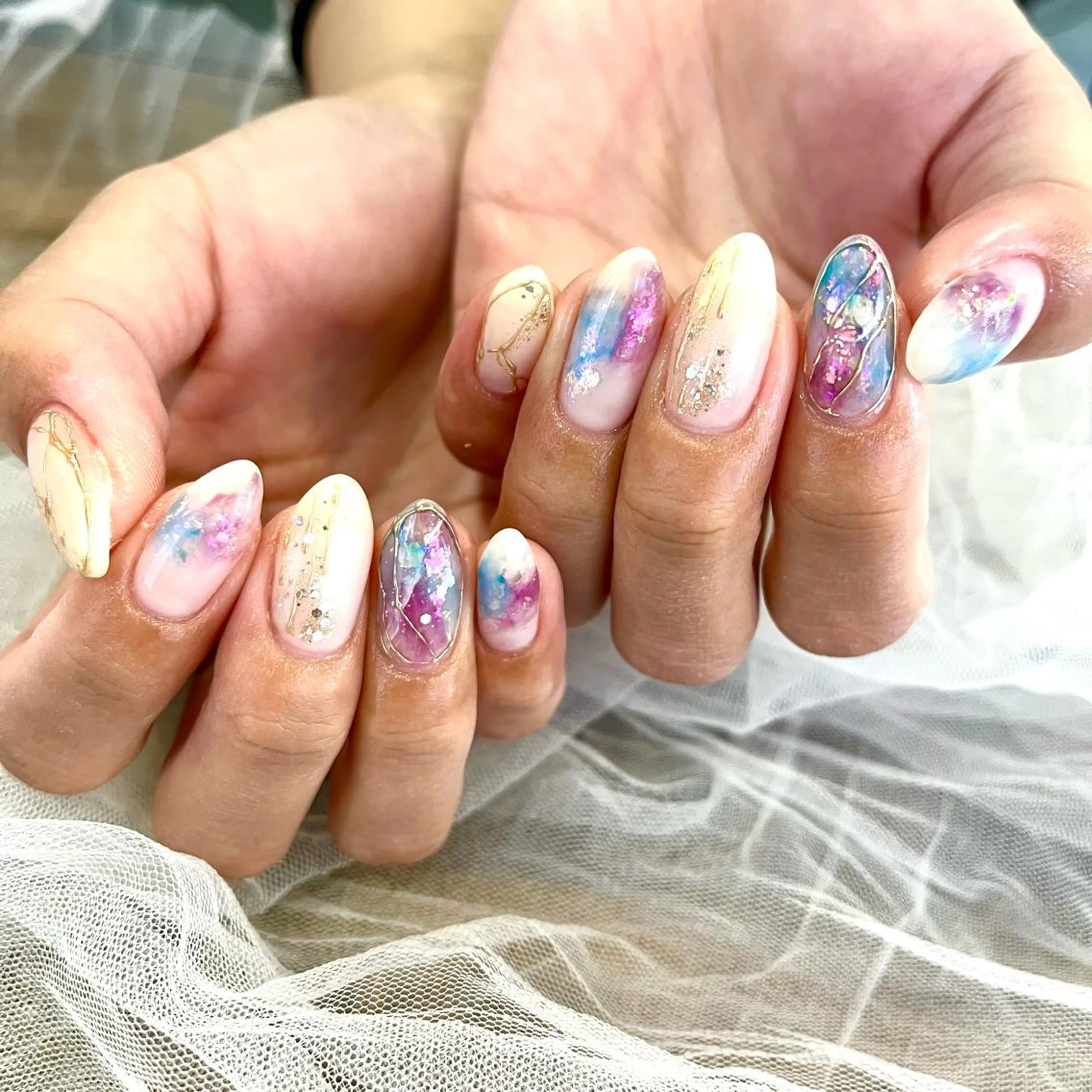 ネイル ハンドネイル Cleo伏見店🌿 Momokaのネイルデザイン