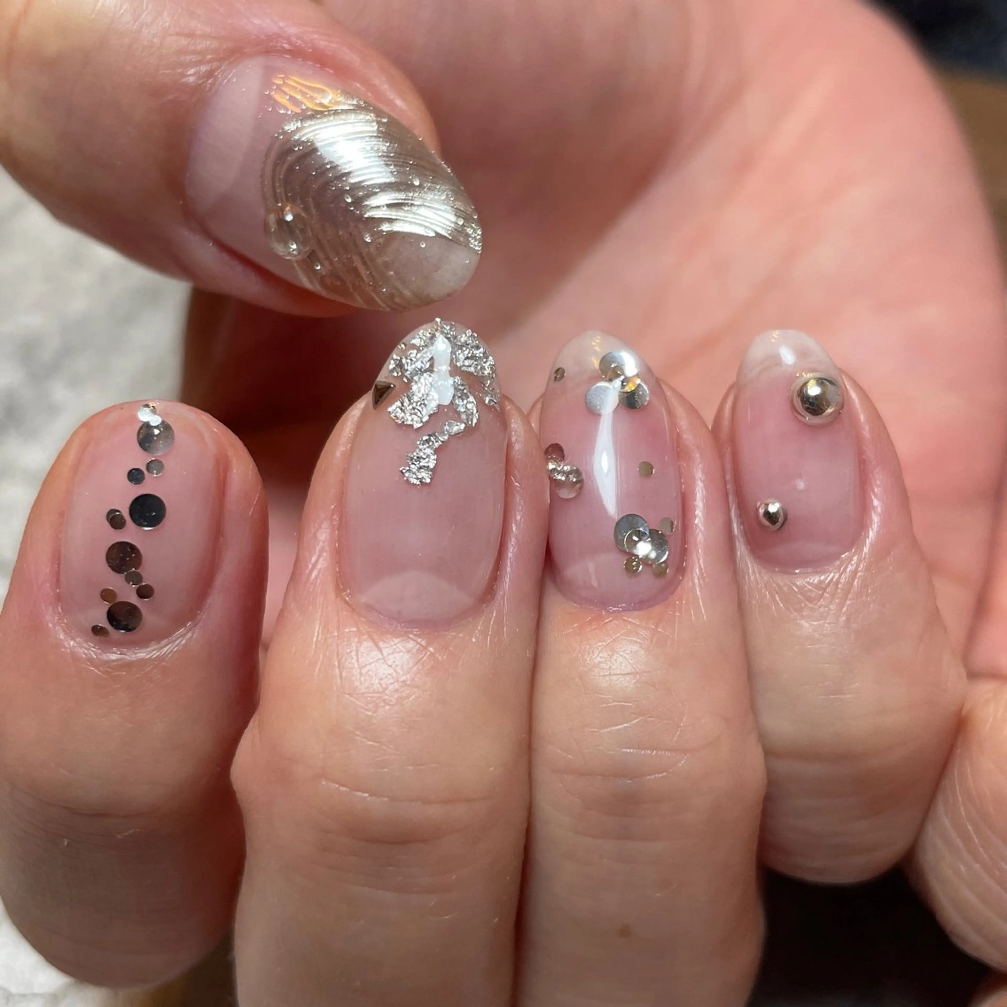 定額アートネイル【7,480円】💜オフあり🖐🏻の写真