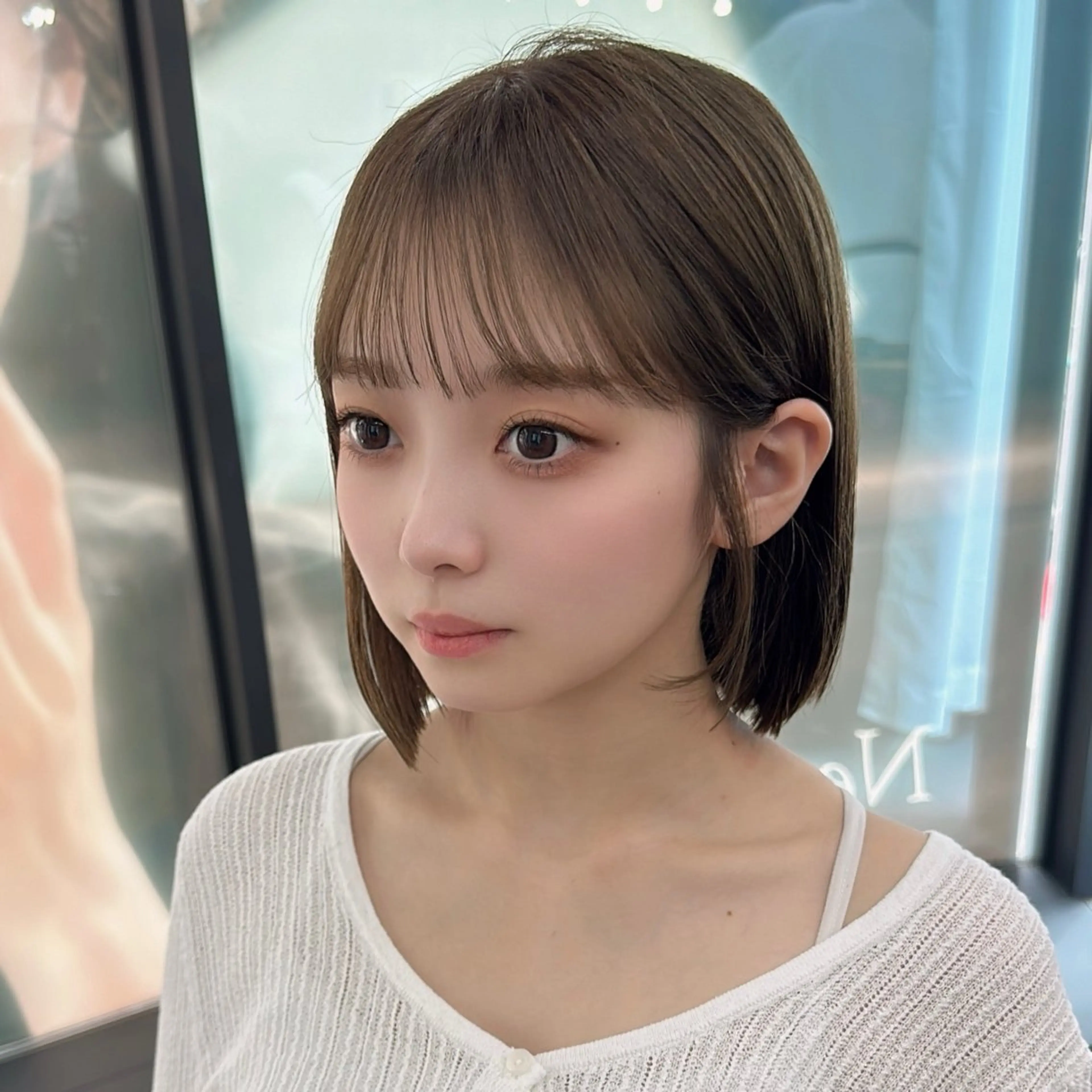 ミディアム カラー 美髪縮毛矯正🫧 艶カラー/スズカのヘアスタイル