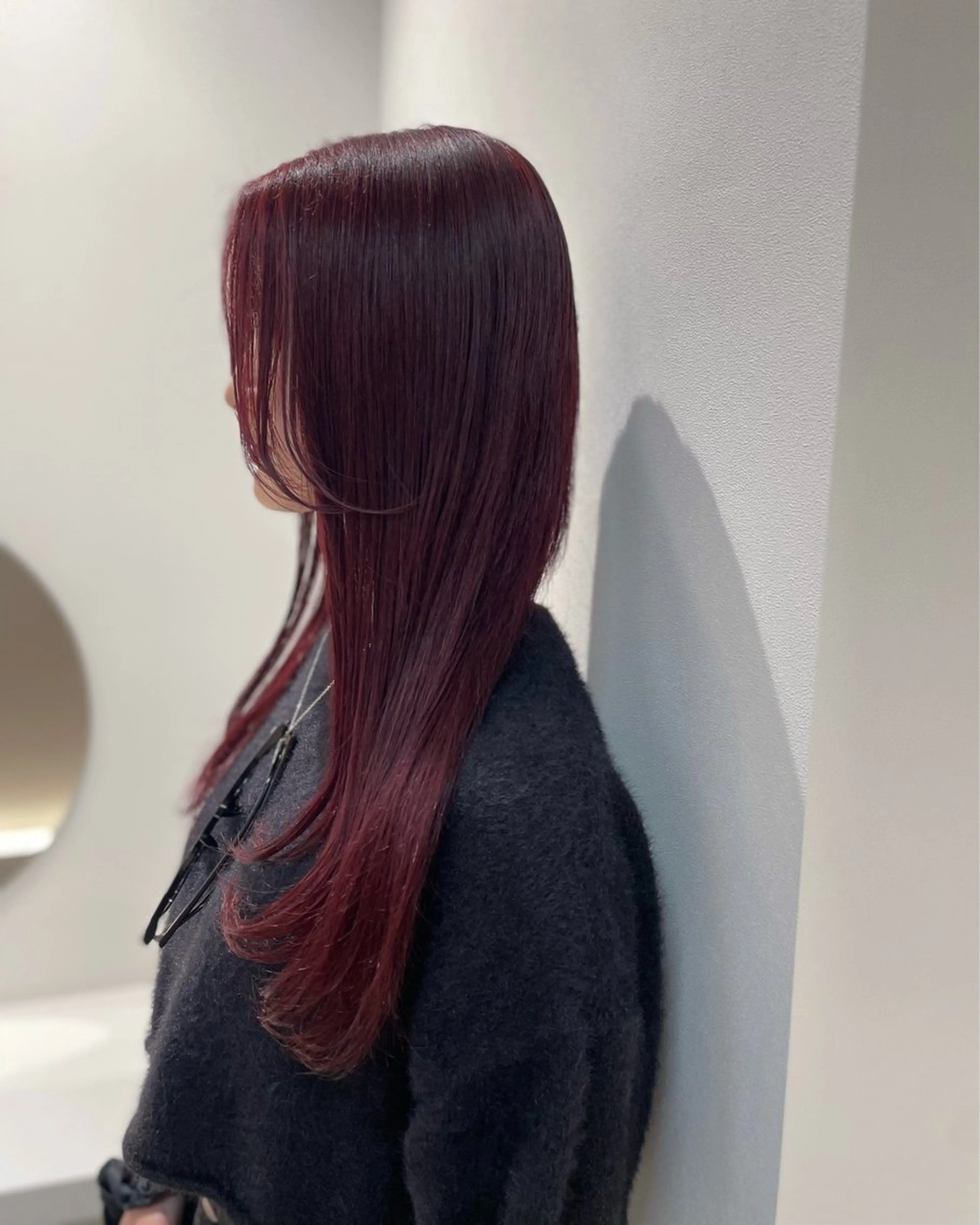 ロング カラー 佐野 えり奈のヘアスタイル