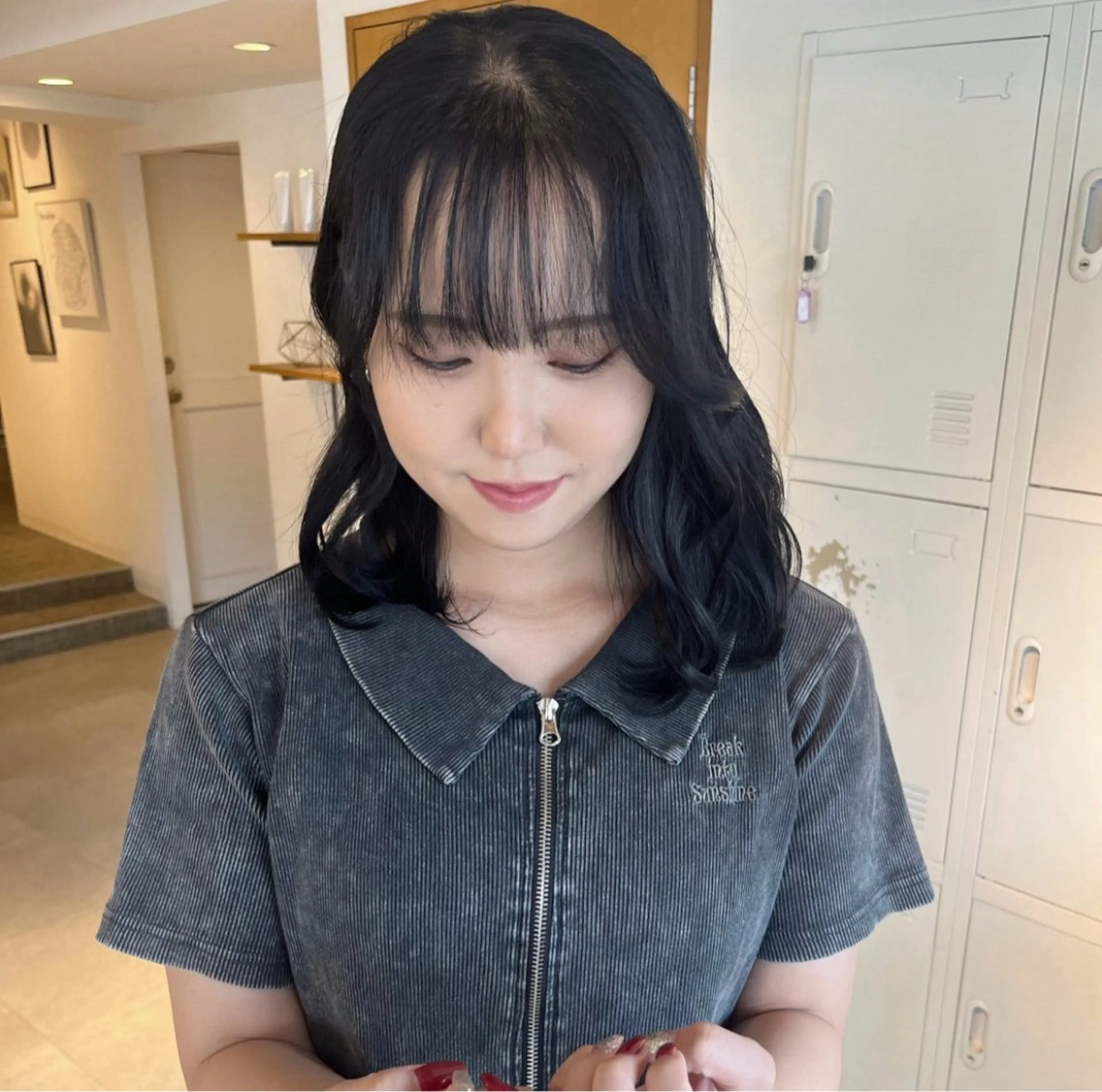 ミディアム Lien所属・Mako 【艶髪/似合わせ】のヘアスタイル