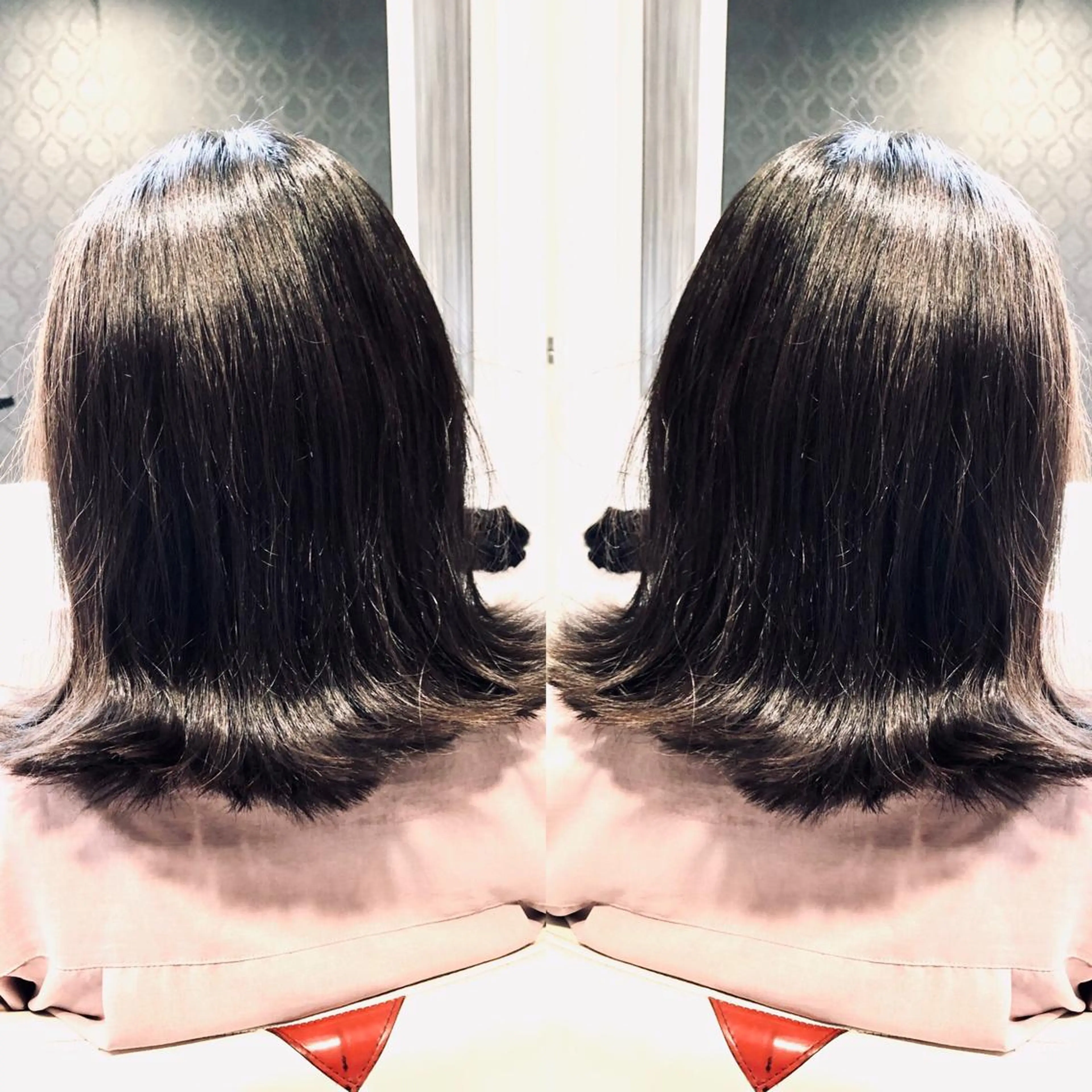 ミディアム ボブ 外ハネヘア Agu hair Ao 香取佐原店所属・蓑輪 ミノワのヘアスタイル