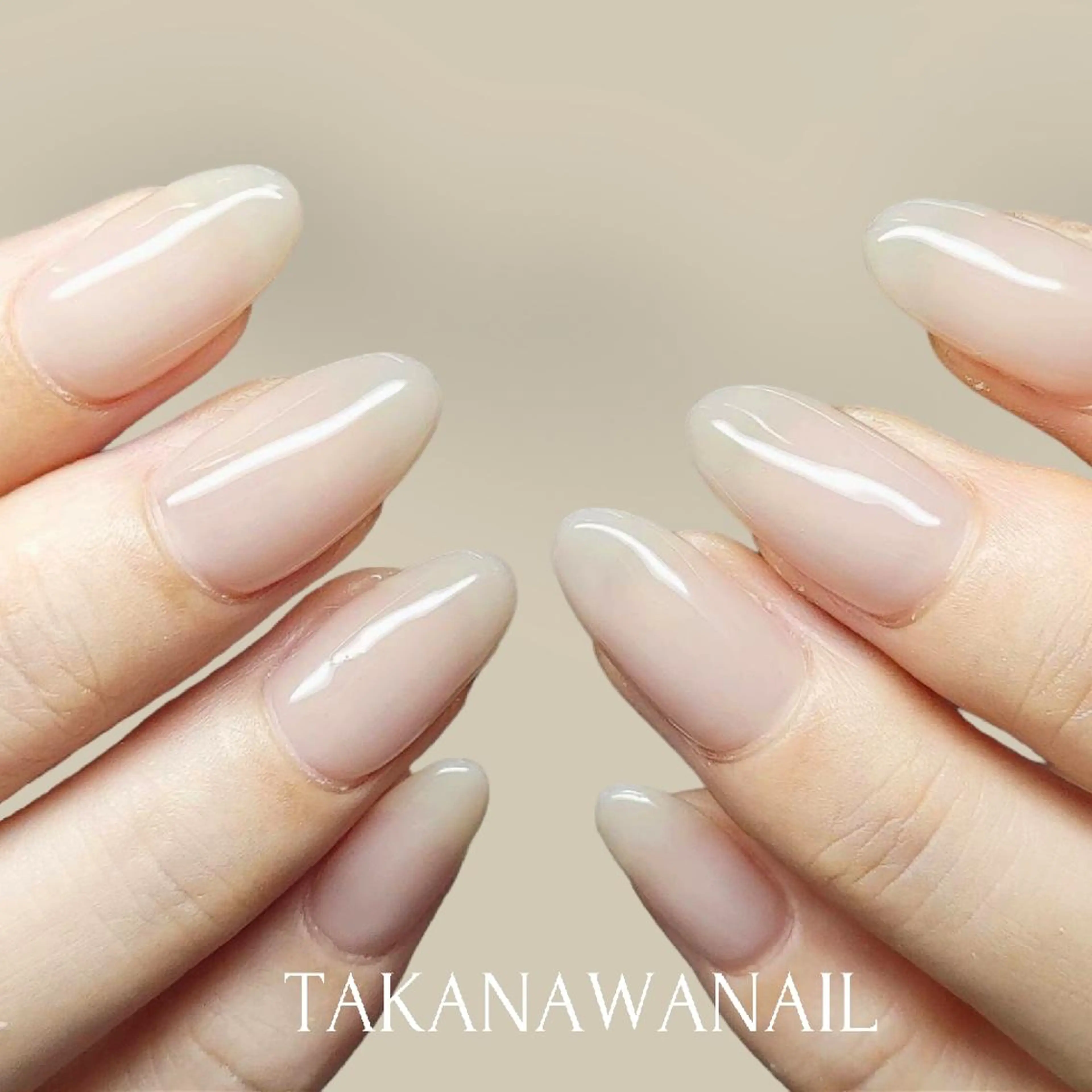 ネイル ジェルネイル ワンカラーネイル パラジェル ハンドネイル フットネイル ハンドケア 川畑爪商店 品川高輪 同時施術が人気🌿のネイルデザイン