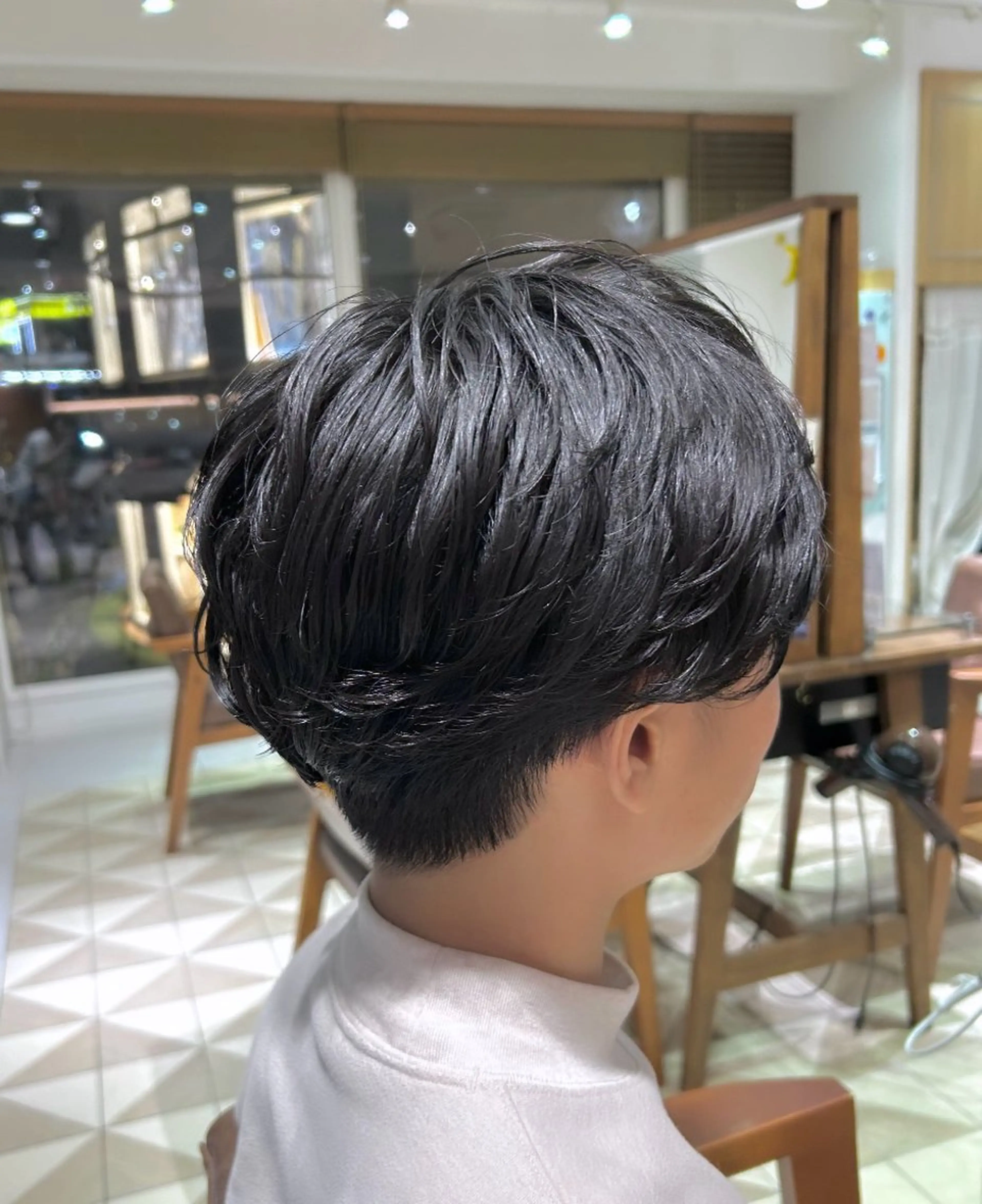 パーマ メンズ 吉水 彩乃 /ボブ/透明感カラーのヘアスタイル