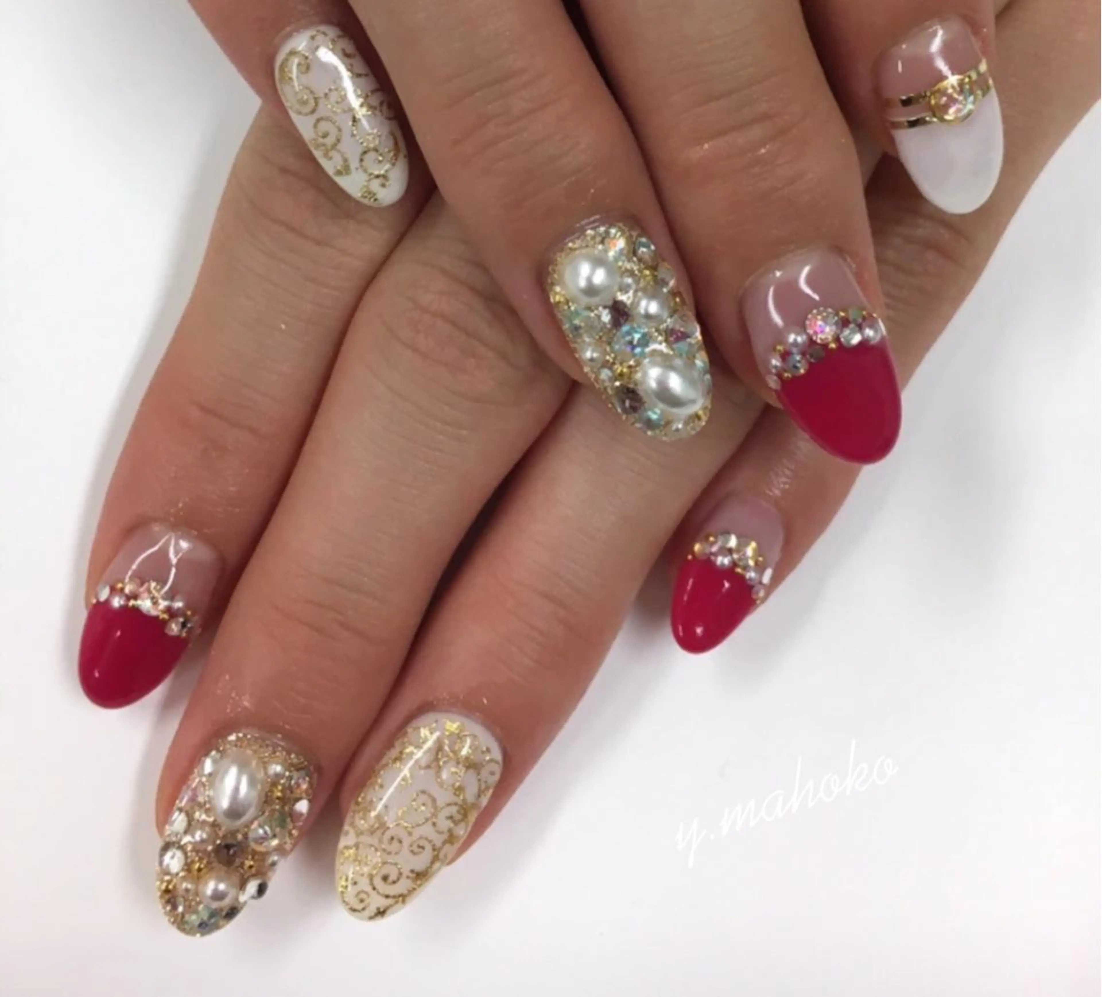 ネイル She nail studio 原宿所属・パラジェル有/ スカルプ/mahoのネイルデザイン