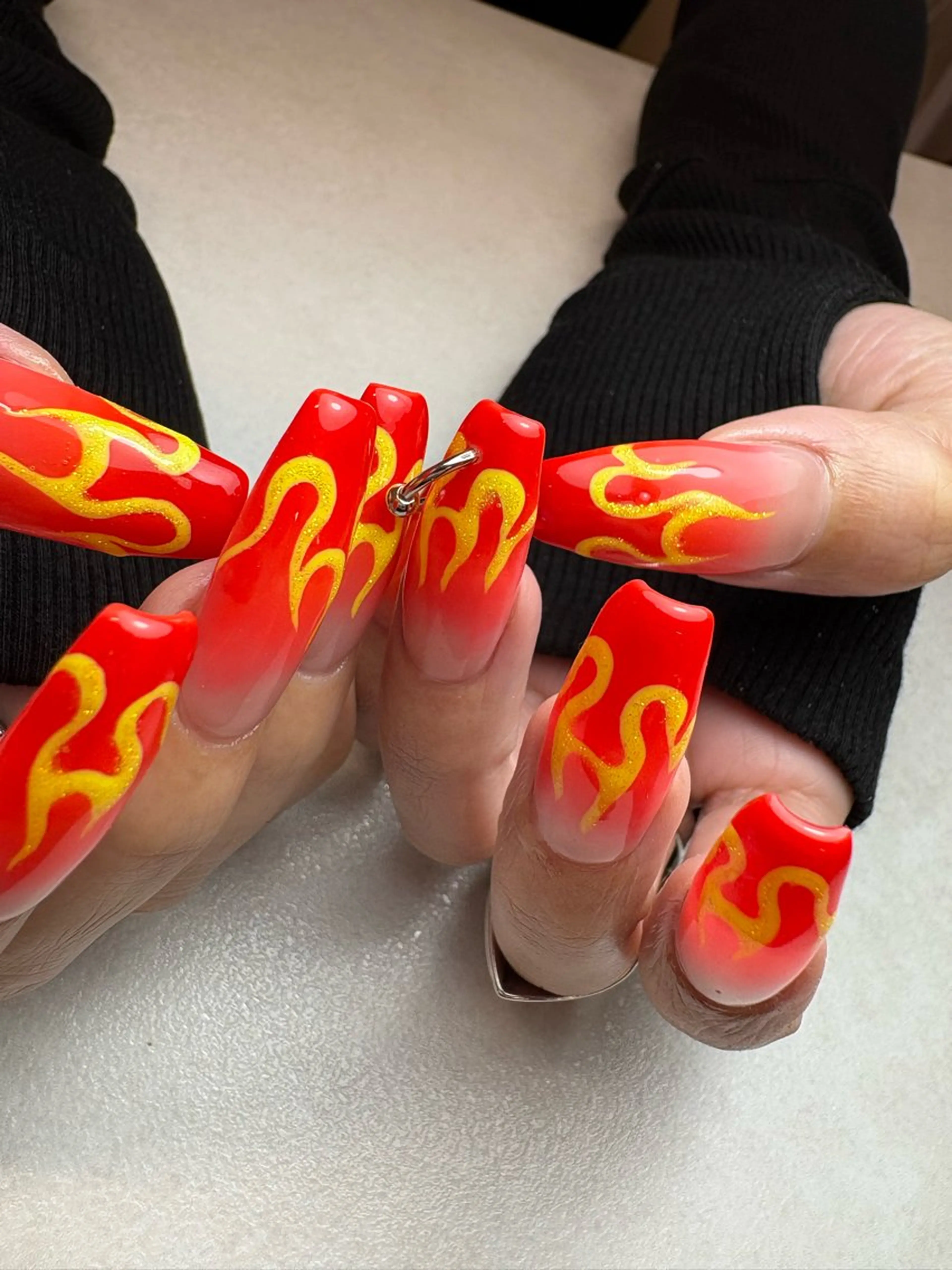 ネイル ロングネイル ハンドネイル SPICENAILS by AYUのネイルデザイン