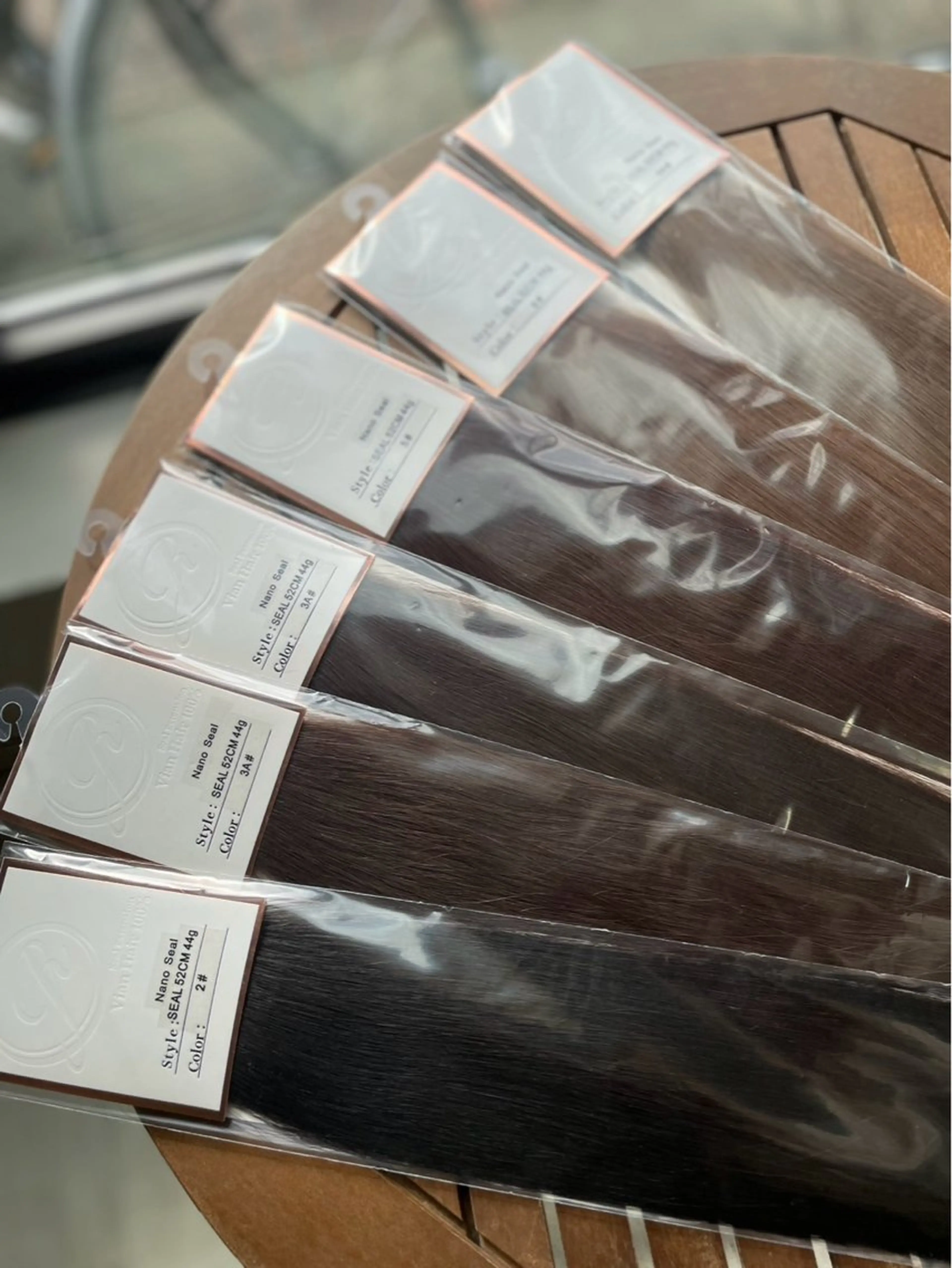 エクステ KR2S中百舌鳥所属・艶カラー🫧/シール エクステRYOKAのヘアスタイル