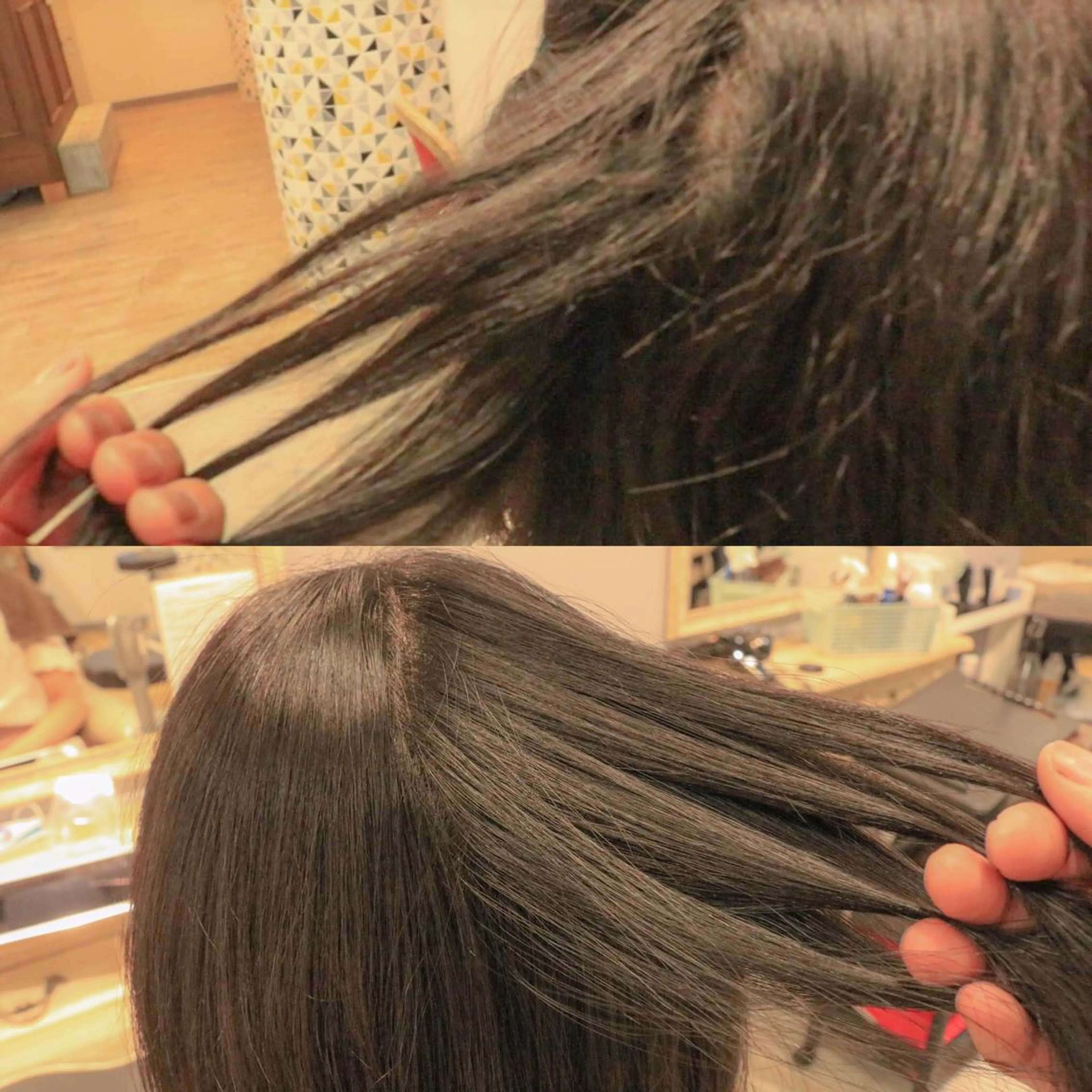 ショート 縮毛矯正 GiseL梅田所属・韓国風ヘア🇰🇷 レイヤー✨桑原　研太のヘアスタイル