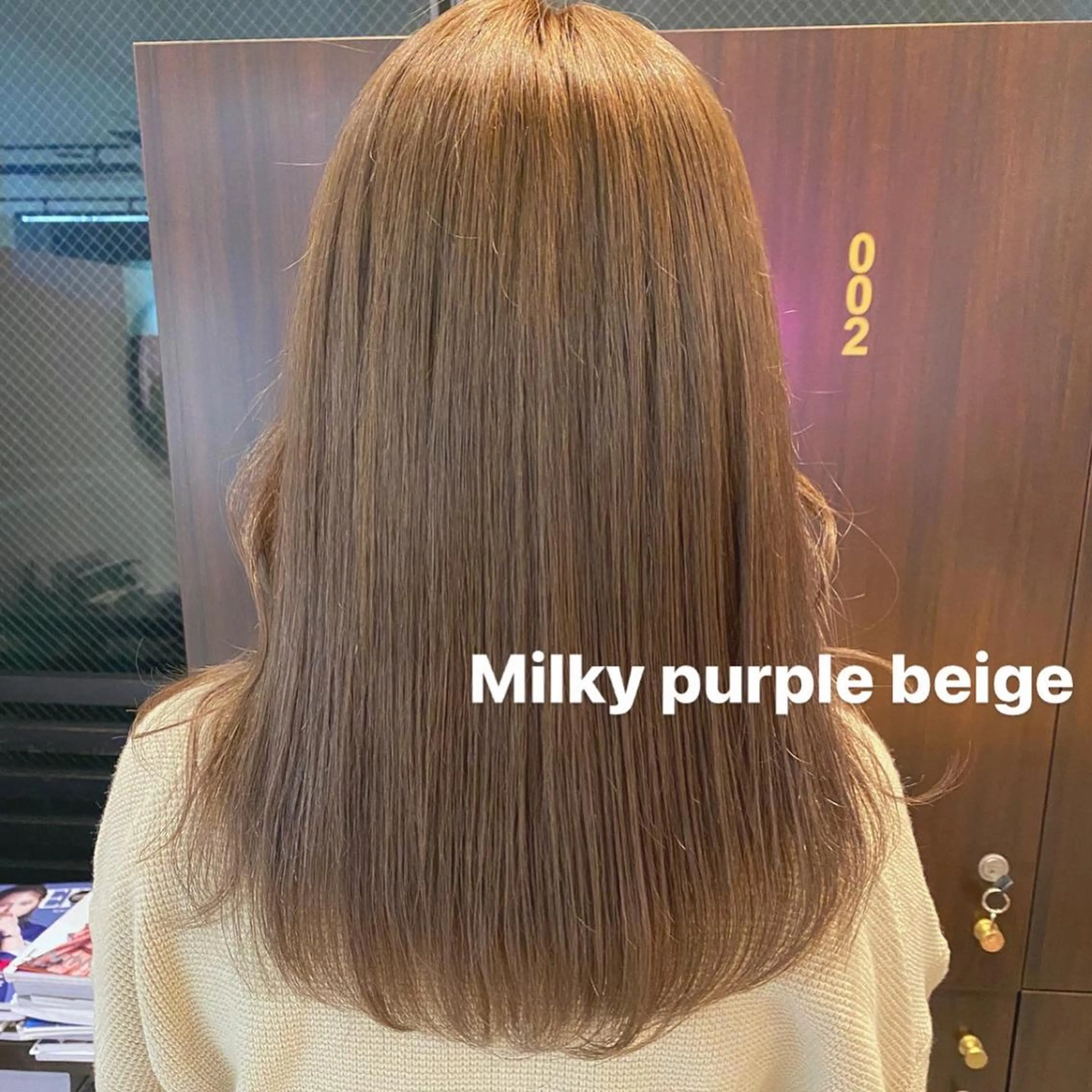 カラー M Hair Salon所属・淀屋橋レイヤーパーマ ハッシュ/ASARIのヘアスタイル