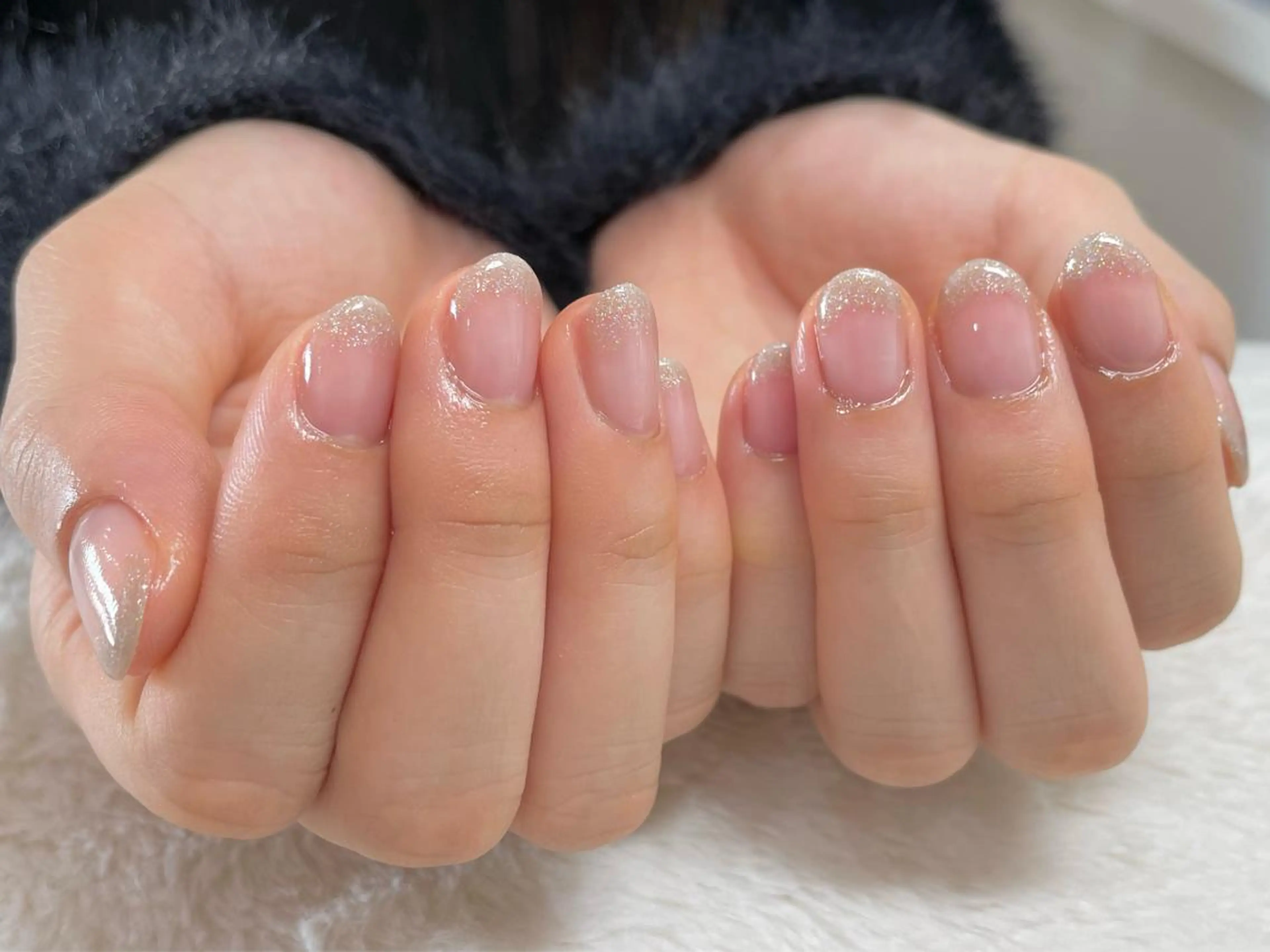 ネイル ラメ(グリッター) ラメグラデーション riri nail所属・riri-nail Rie Endoのネイルデザイン