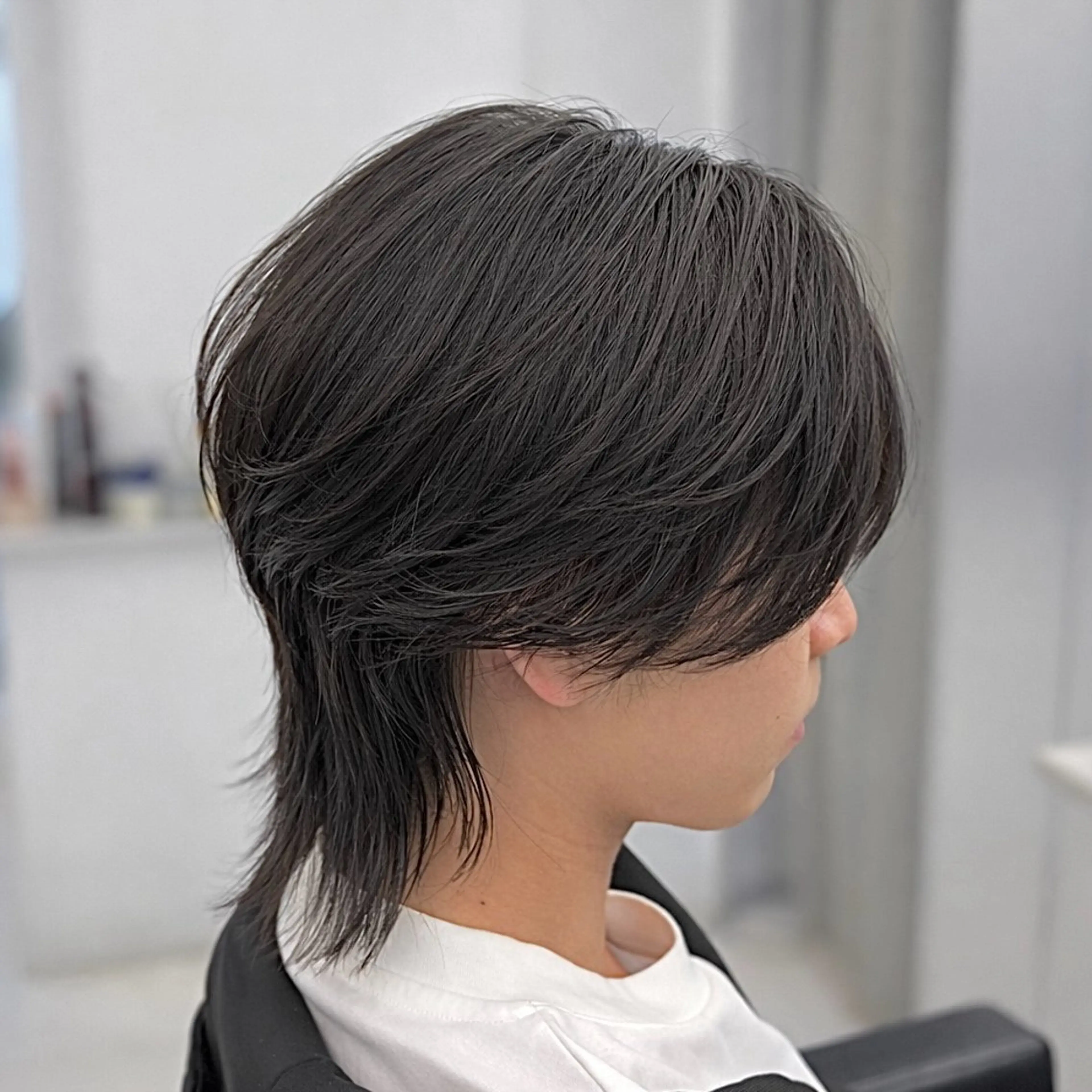 ミディアム メンズ カット ʜᴀʀᴜᴋᴀ♱メンズ ウルフ/ブリーチのヘアスタイル