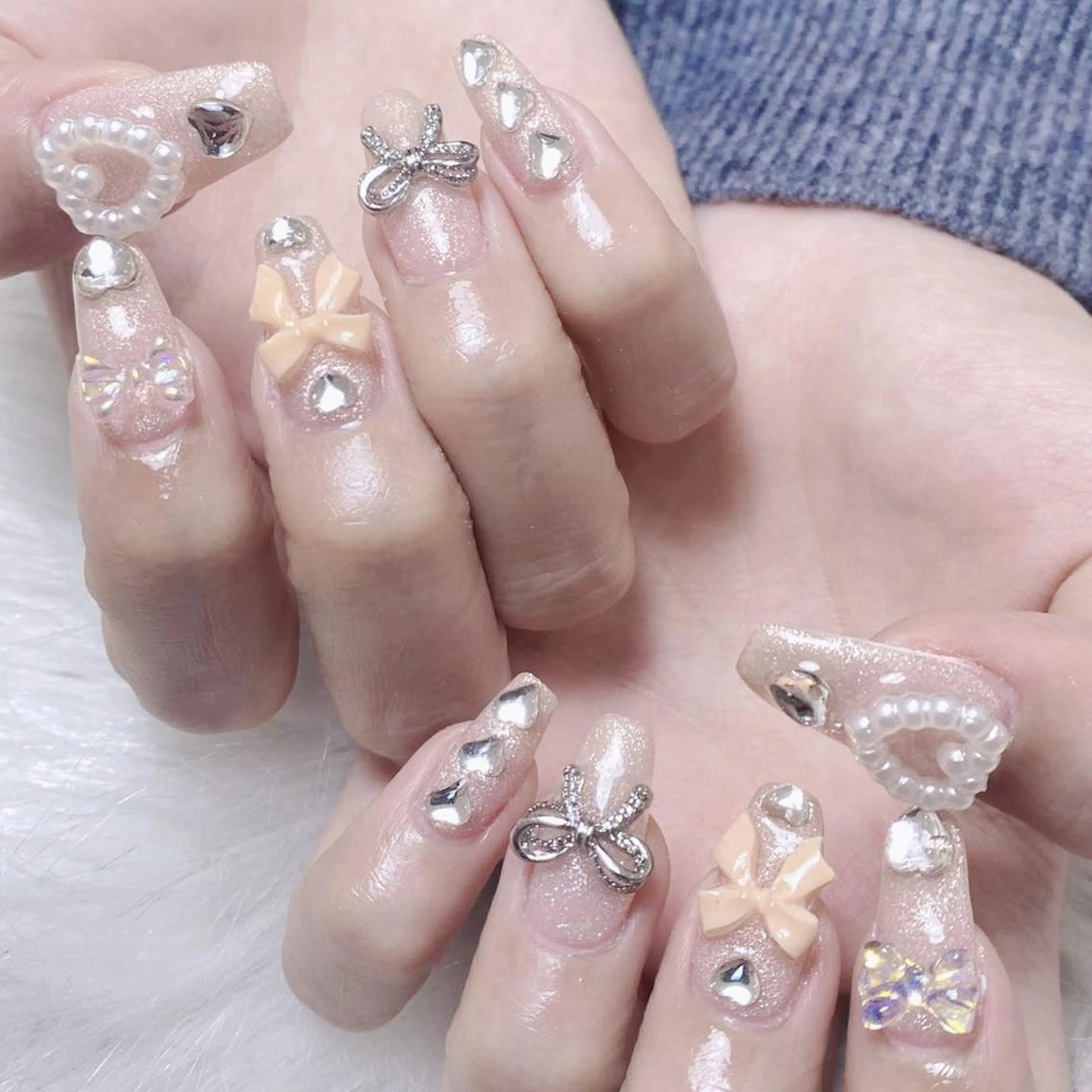 ネイル 持ち込み ハンドネイル DIAMOND 💅のネイルデザイン