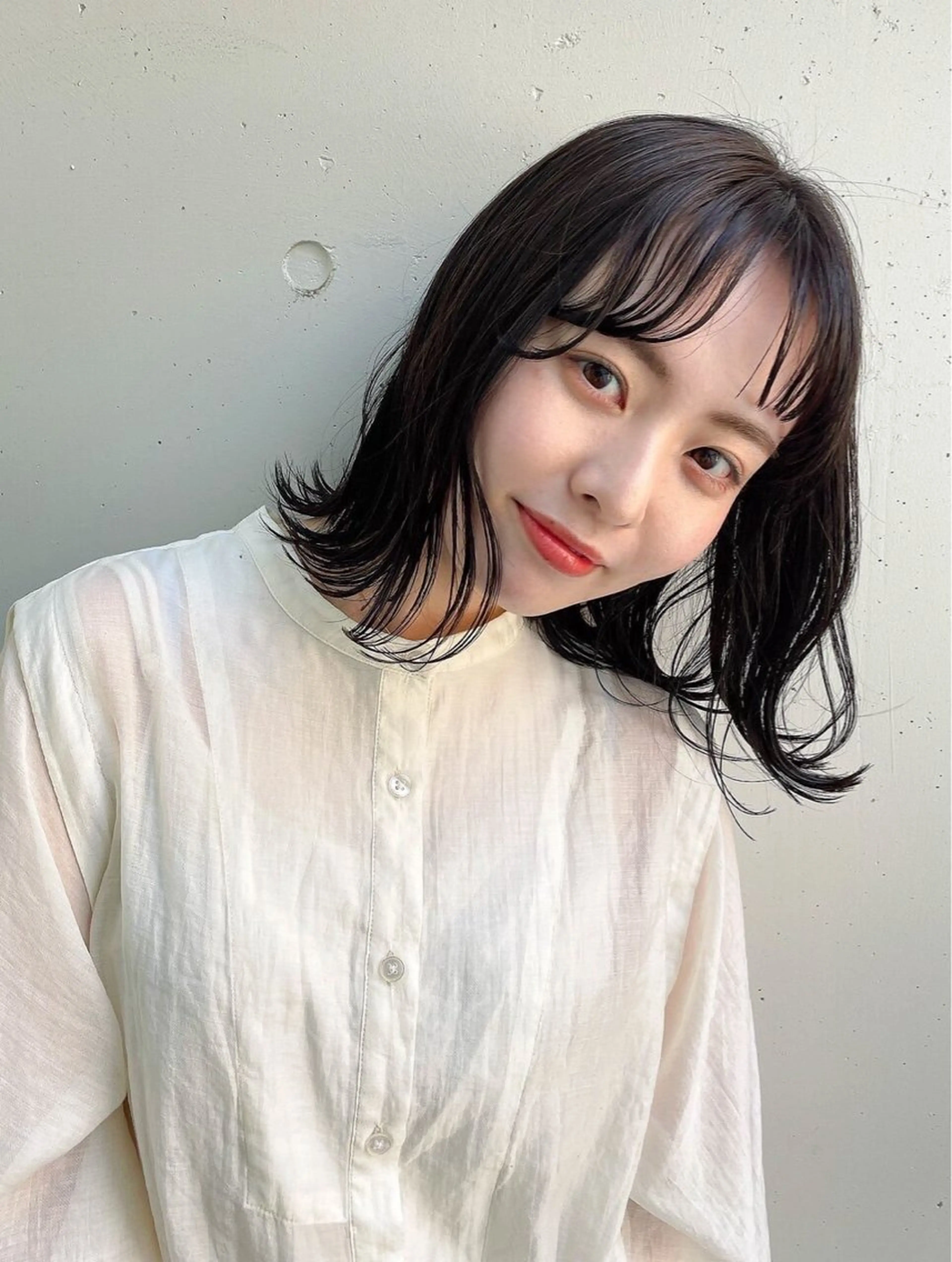 ミディアム カラー 透明感カラー ヘアカラー ヘッドスパ SiLO／ mahiroのヘアスタイル