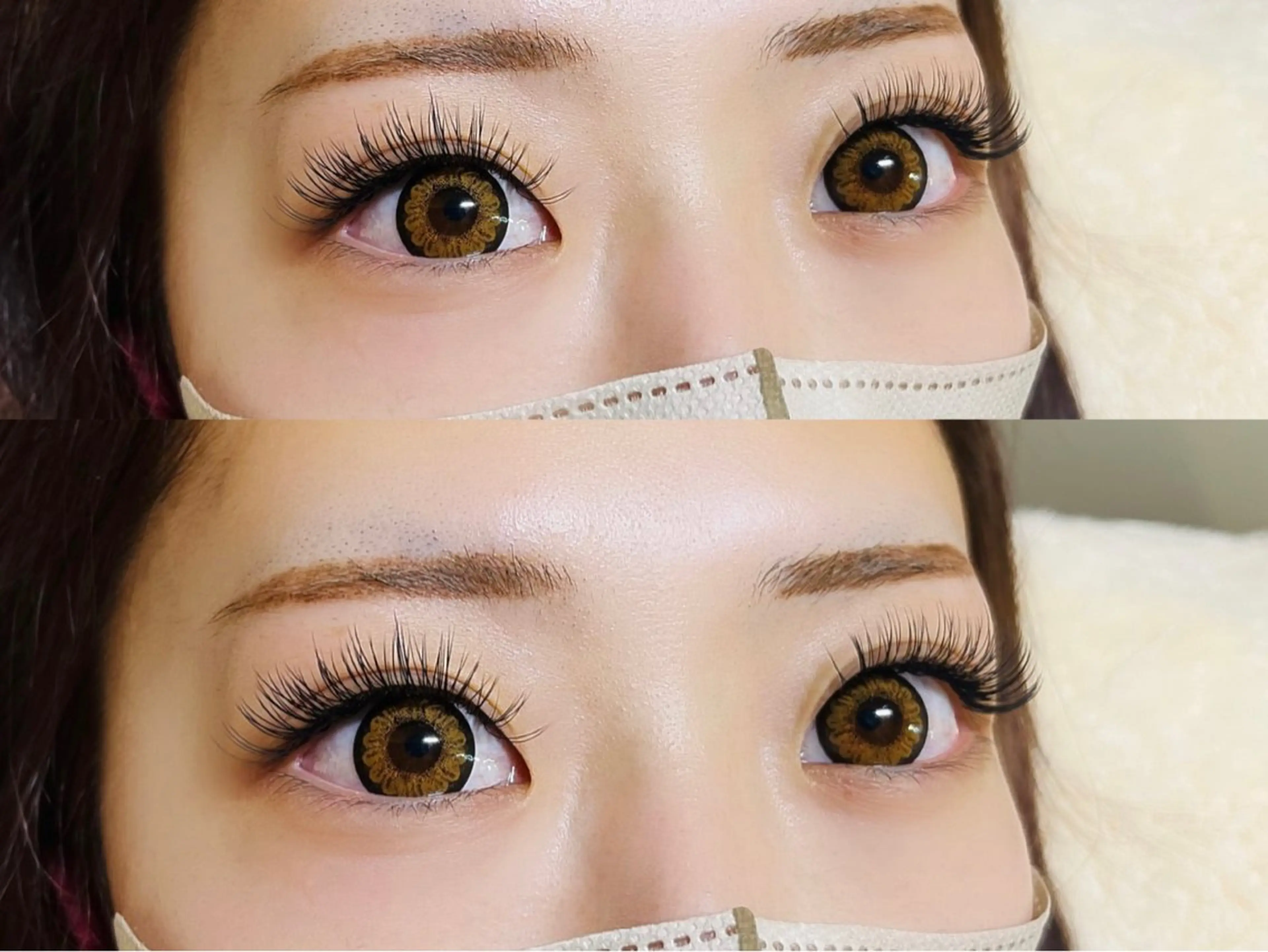 マツエク・マツパ 付け放題 バインドロック フラットラッシュ パリジェンヌラッシュリフト まつげパーマ マツエク オーロラ所属・AURORA RINAのマツエク・マツパデザイン