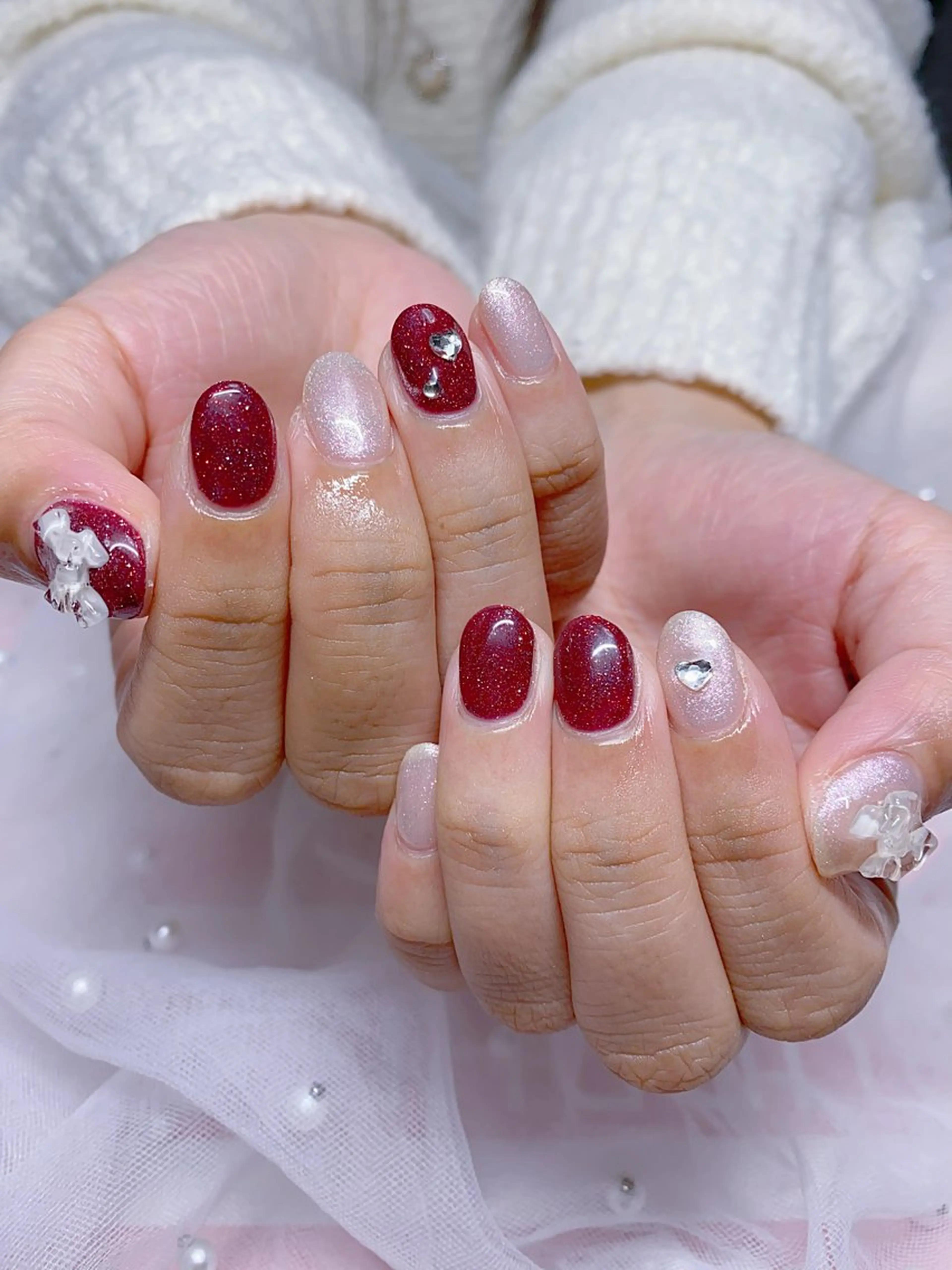 ネイル ラメ(グリッター) ハンドネイル Jasmine nailsalon所属・ジャスミン ネイルサロンのネイルデザイン