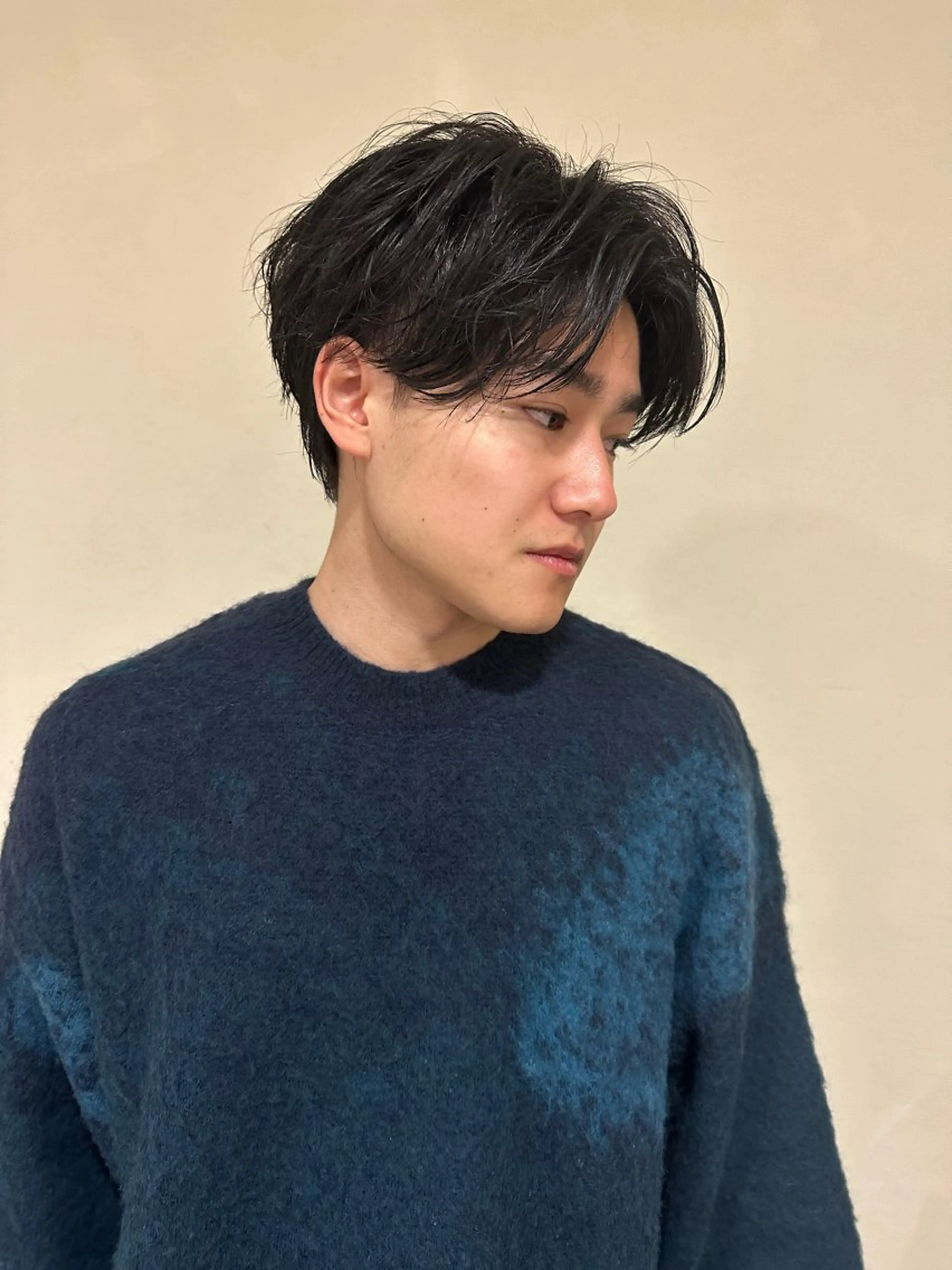 メンズ センターパート 梅田  illfrere 所属・イルフレール ryuのヘアスタイル