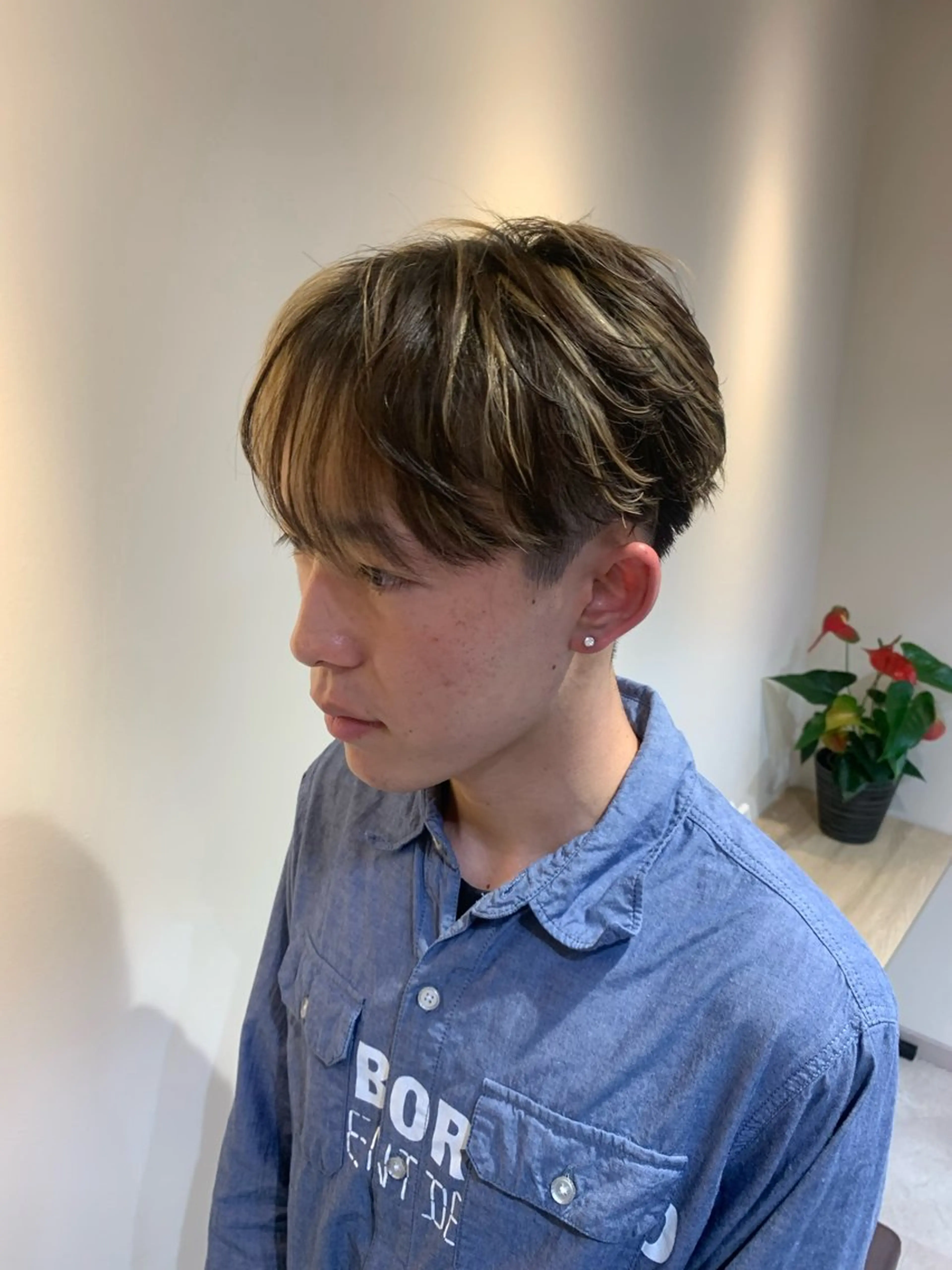 ショート メンズ マッシュ シースルーマッシュ スカイレビュー所属・Yu /マッシュ/ スパイキーショートのその他イメージ