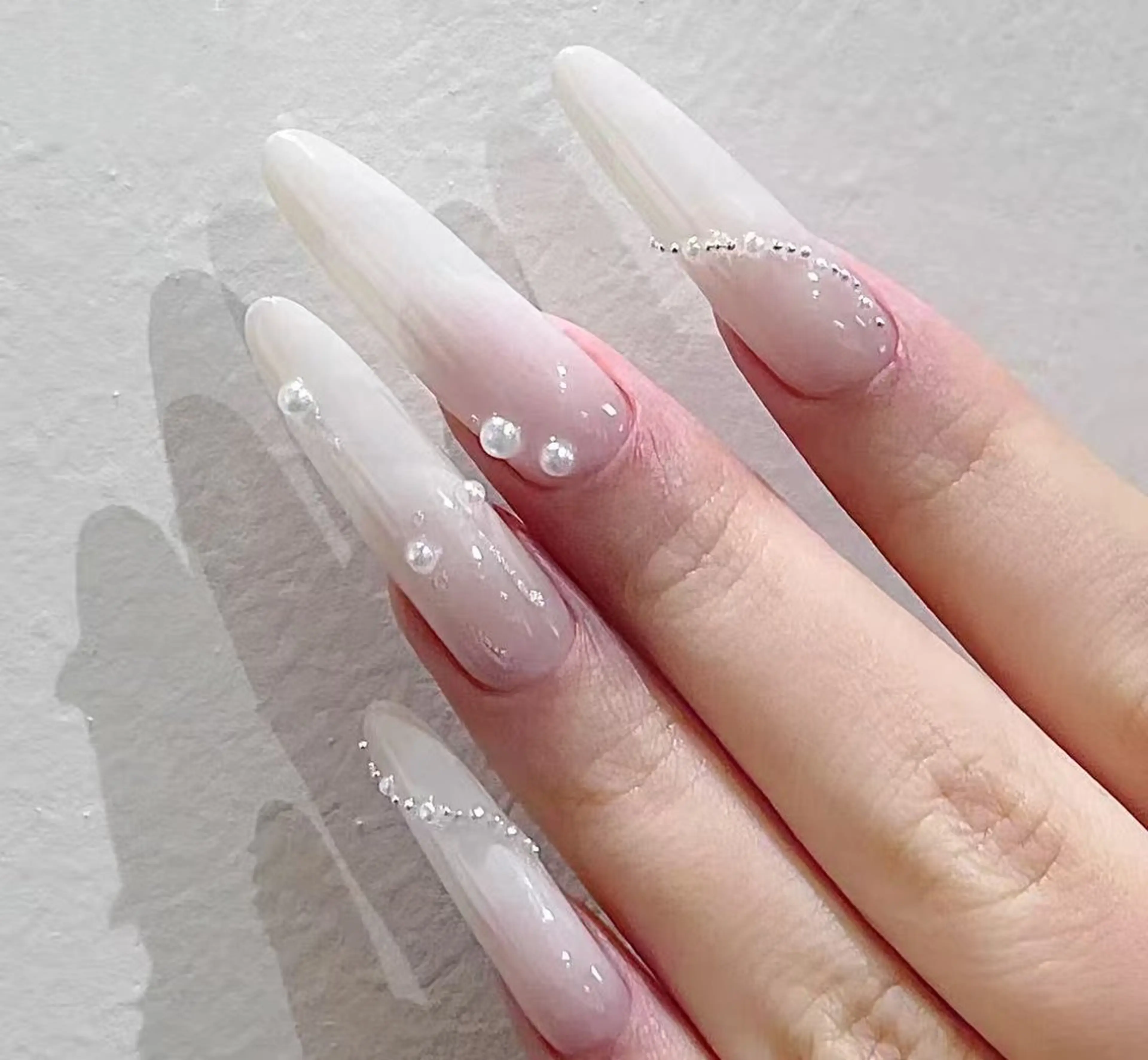 ネイル オーロラネイル フラワーネイル フットネイル フレンチネイル ジェルネイル ハンドネイル BabyYouMi ねねのネイルデザイン