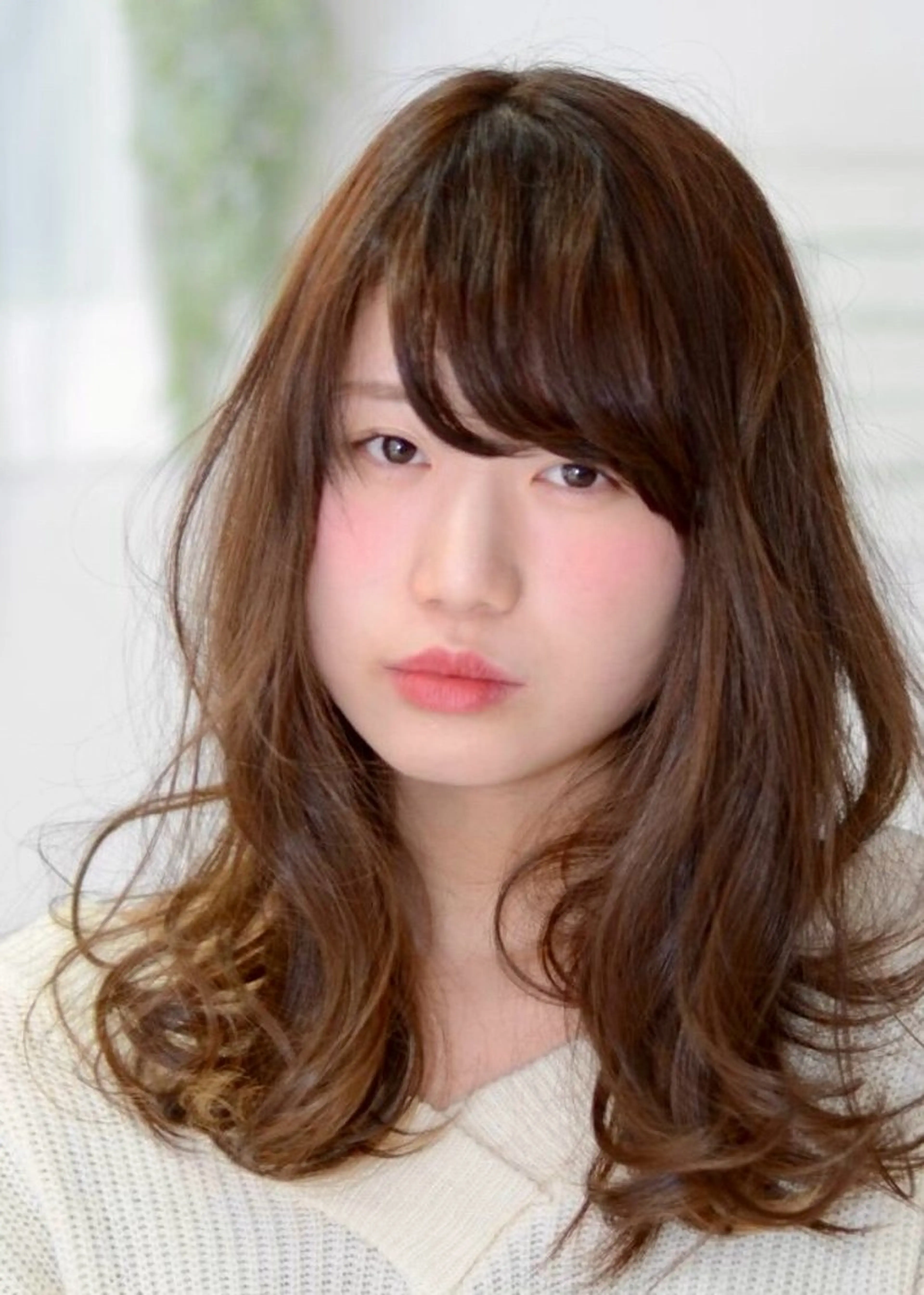 セミロング カラー みすず (のヘアスタイル