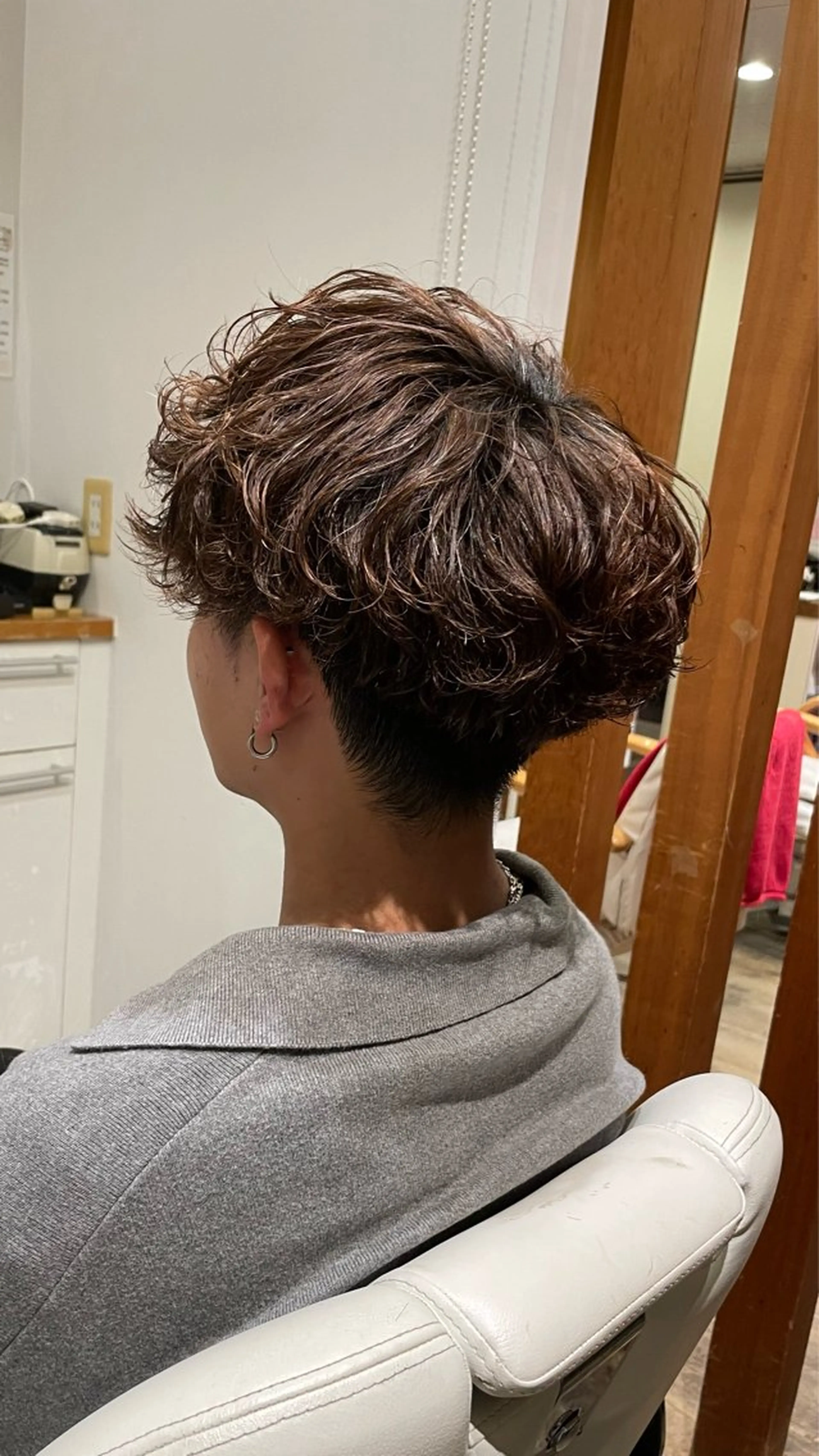 ショート パーマ 椿 大輔のヘアスタイル