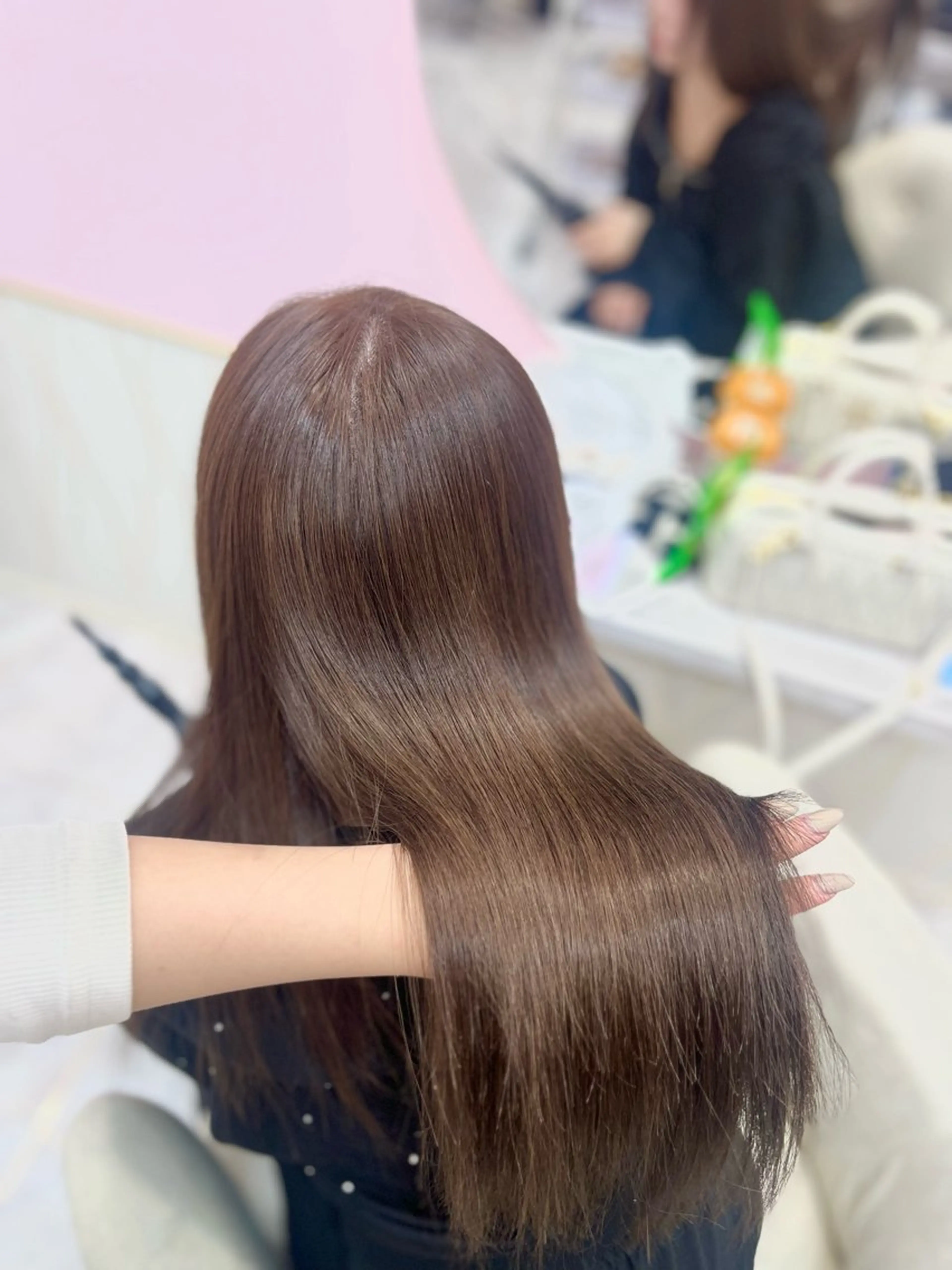 ロング ロング トリートメント ヘアカラー トリートメント 新宿/ハイトーン 韓国風/Narukaのヘアスタイル