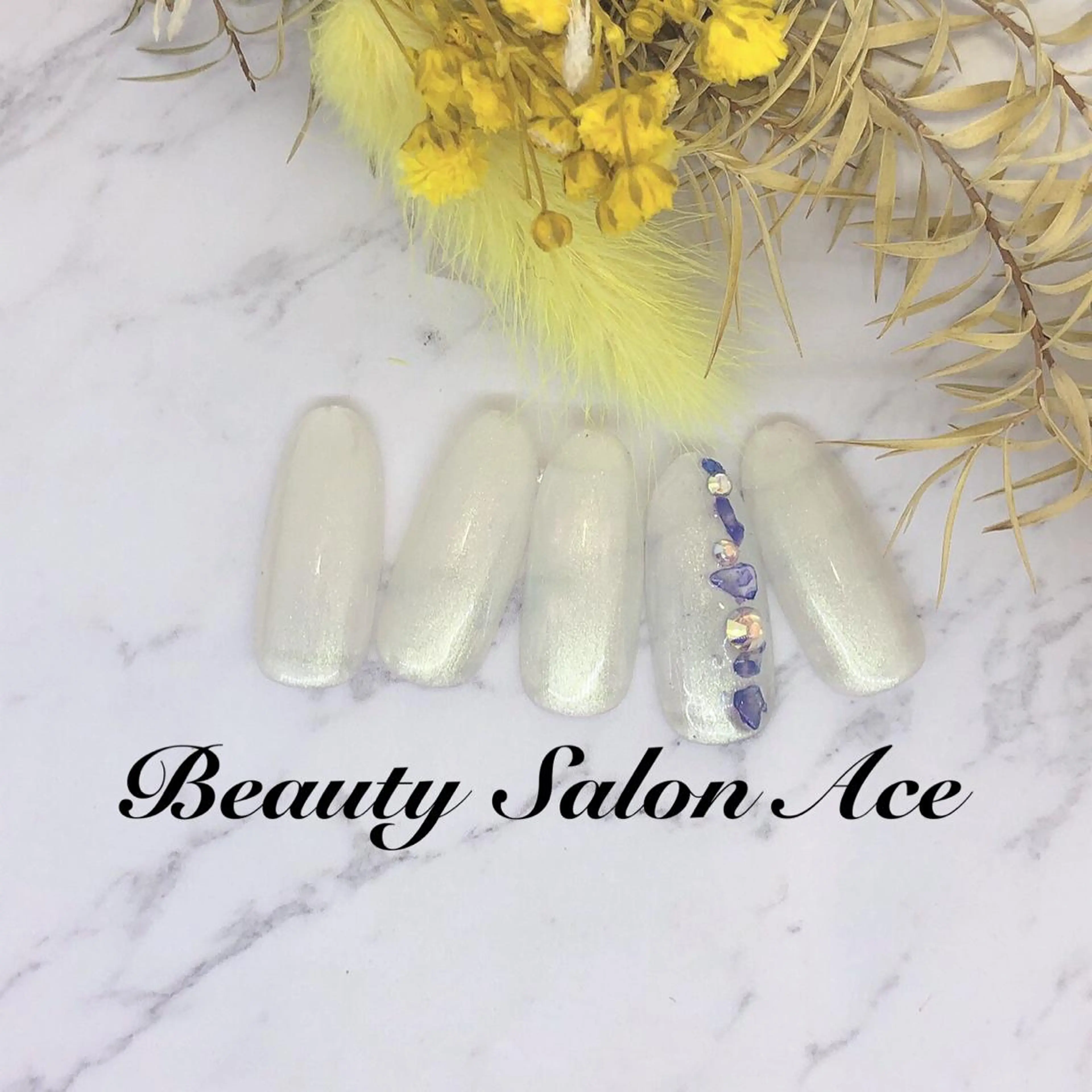 ネイル アートネイル ジェルネイル メンズネイル 夏ネイル ハンドネイル ハンドケア Beauty Salon Ace(ネイルサロン エース)所属・池袋フィルイン Ace♡長さだしのネイルデザイン