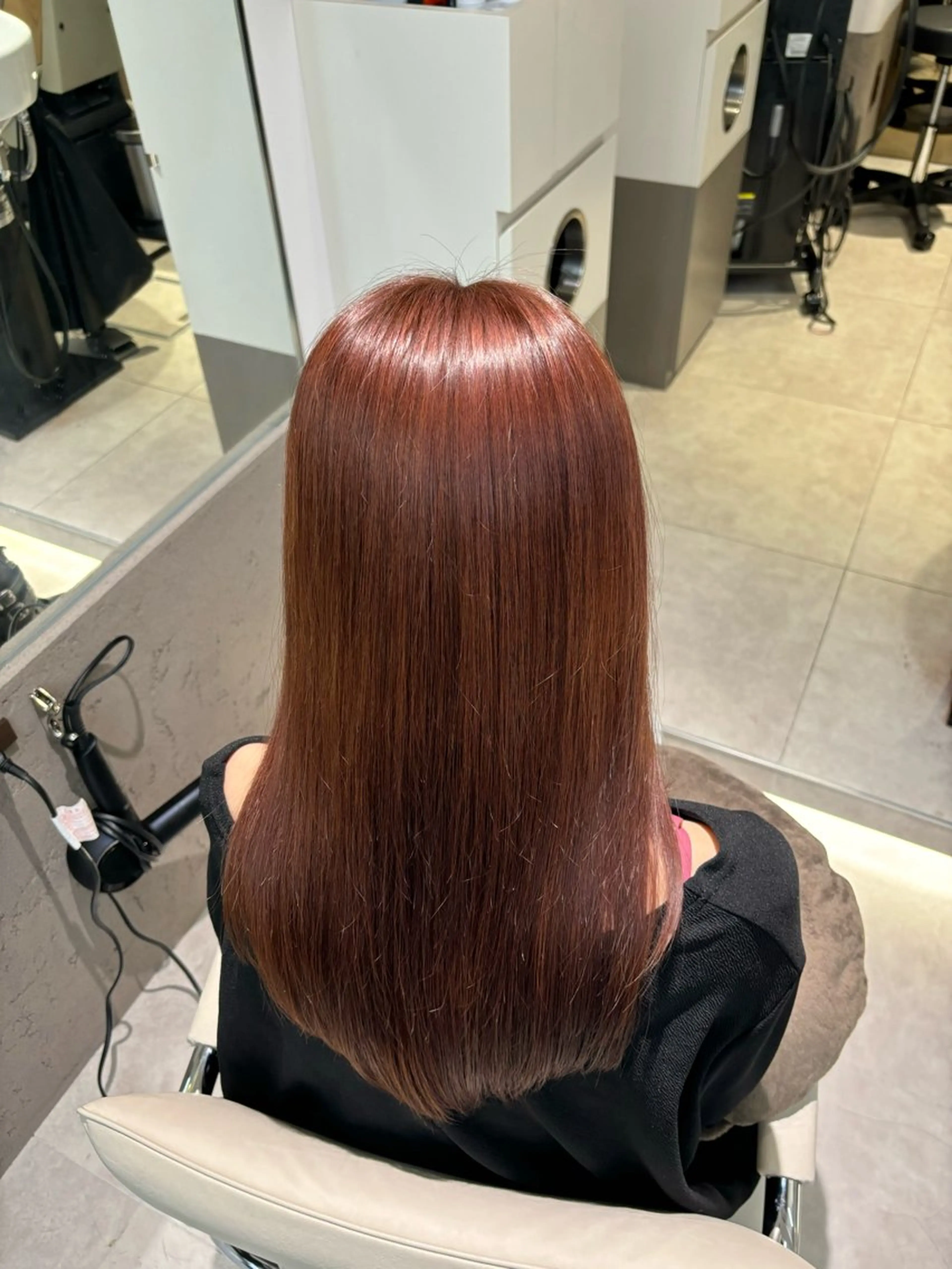 ミディアム ヘアカラー トリートメント レイヤー/髪質改善 八木　洸登のヘアスタイル