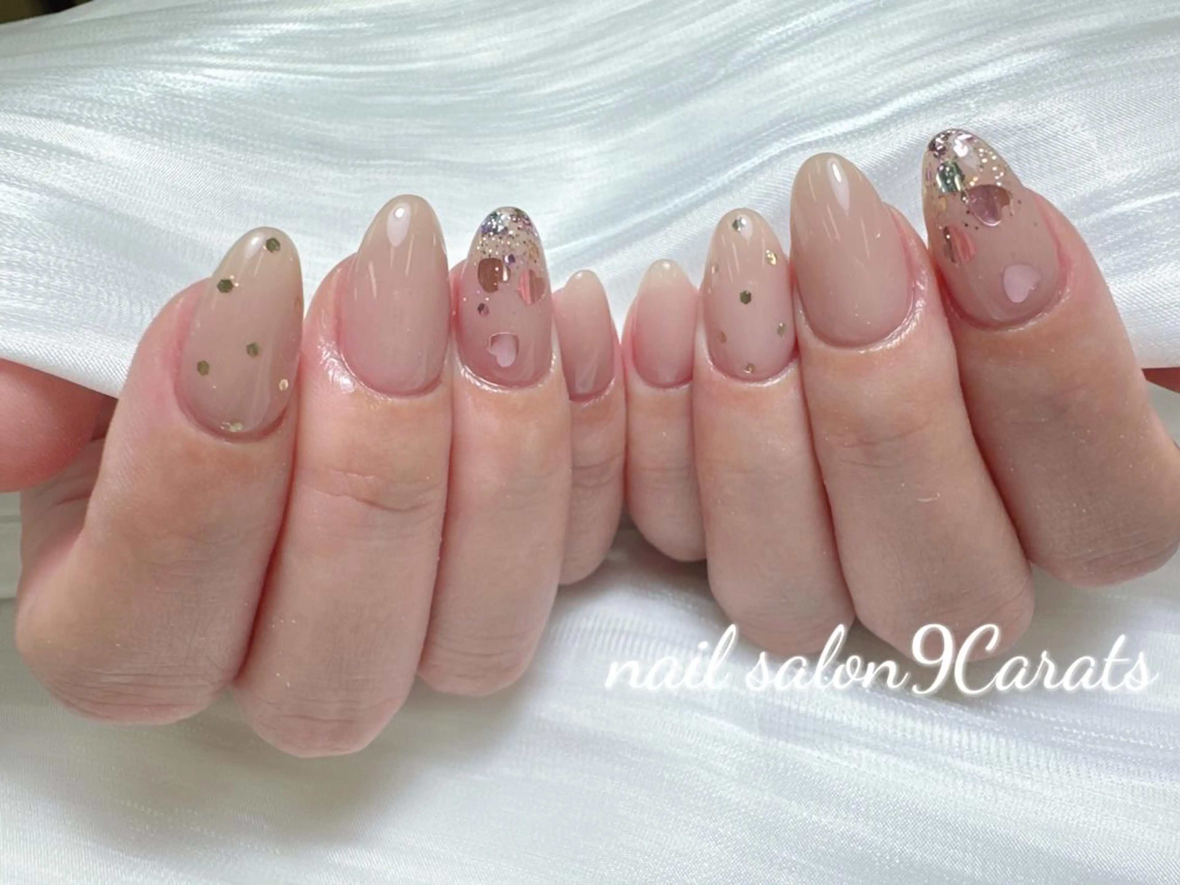 ネイル 💜ワンホンネイル ナインカラット💎のネイルデザイン