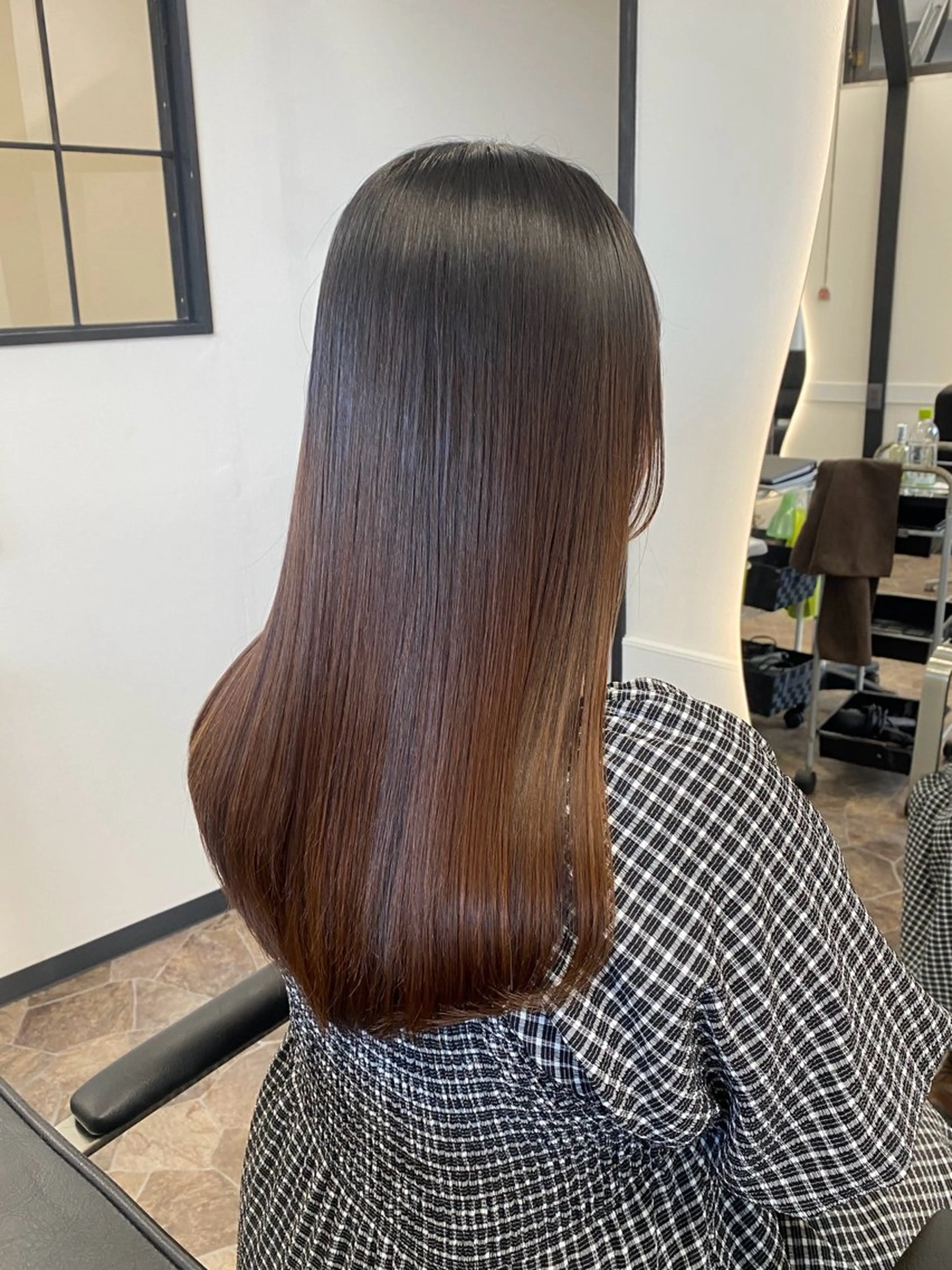 カット＋髪質改善縮毛矯正＋トリートメントの写真