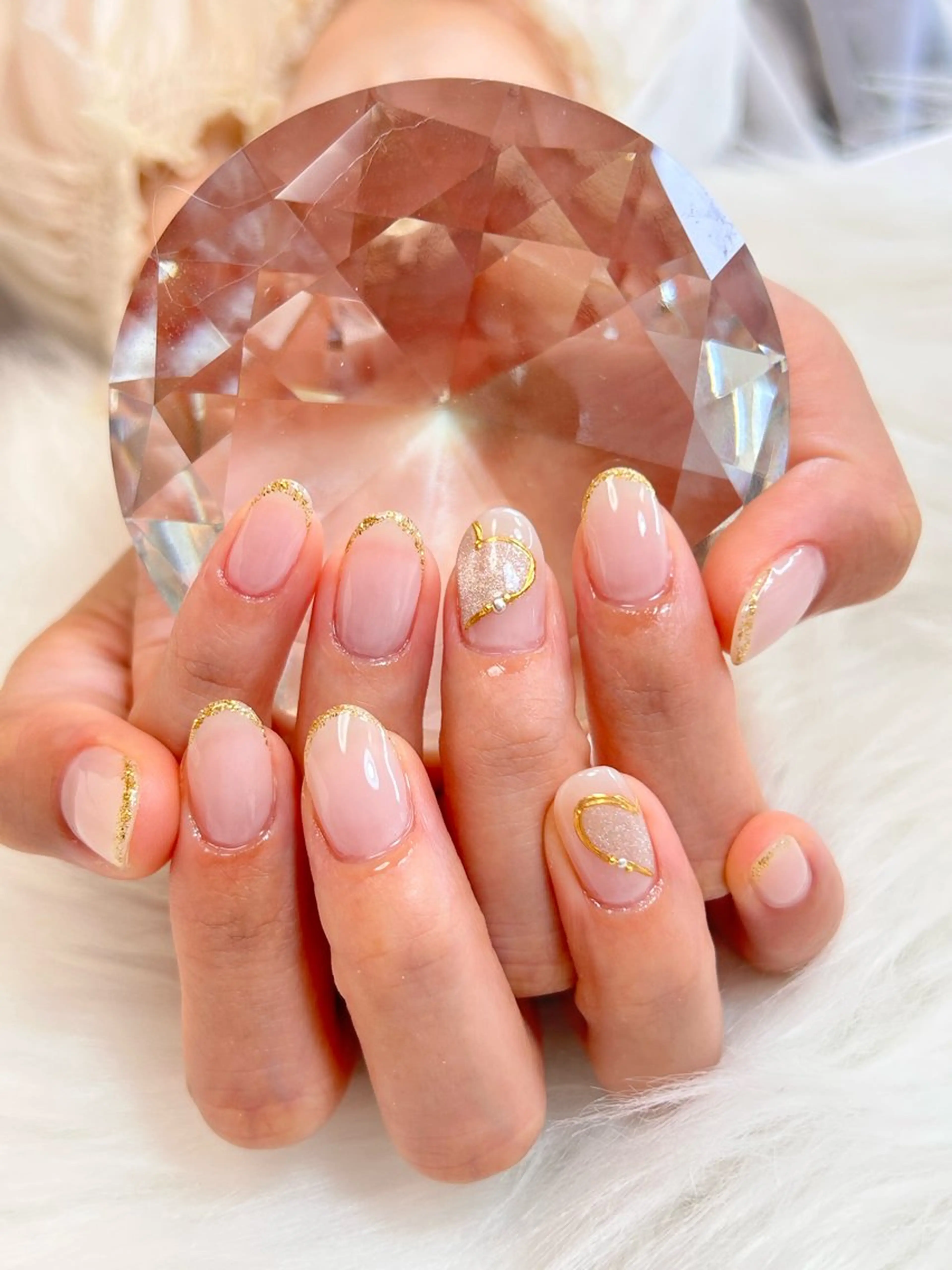 ネイル フレンチネイル ハート nailsalon nico所属・nail salon nicoのネイルデザイン