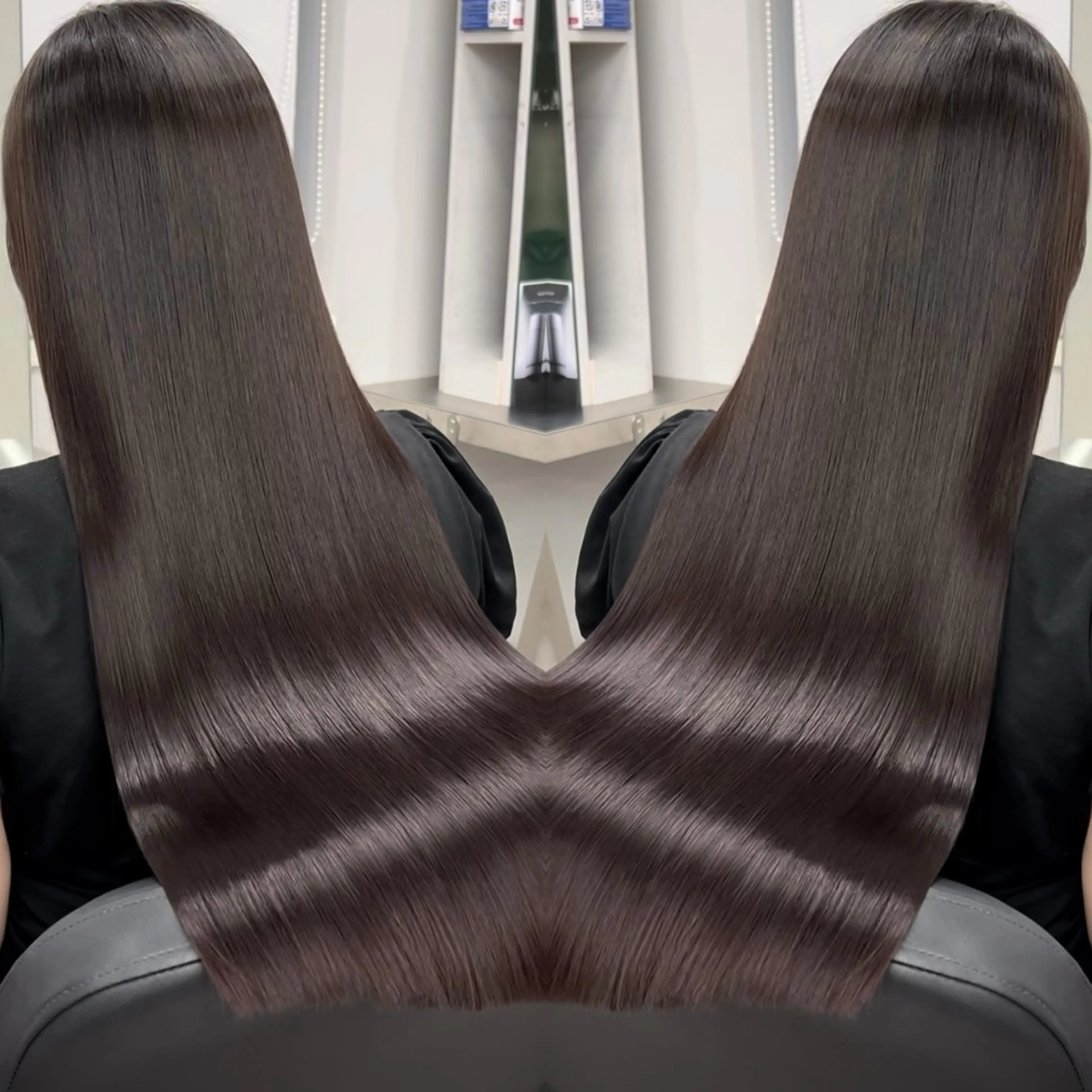 ロング 髪質改善 縮毛矯正 トリートメント カット 縮毛矯正 トリートメント 🫧髪質改善 講師🫧🍎幹細胞のヘアスタイル