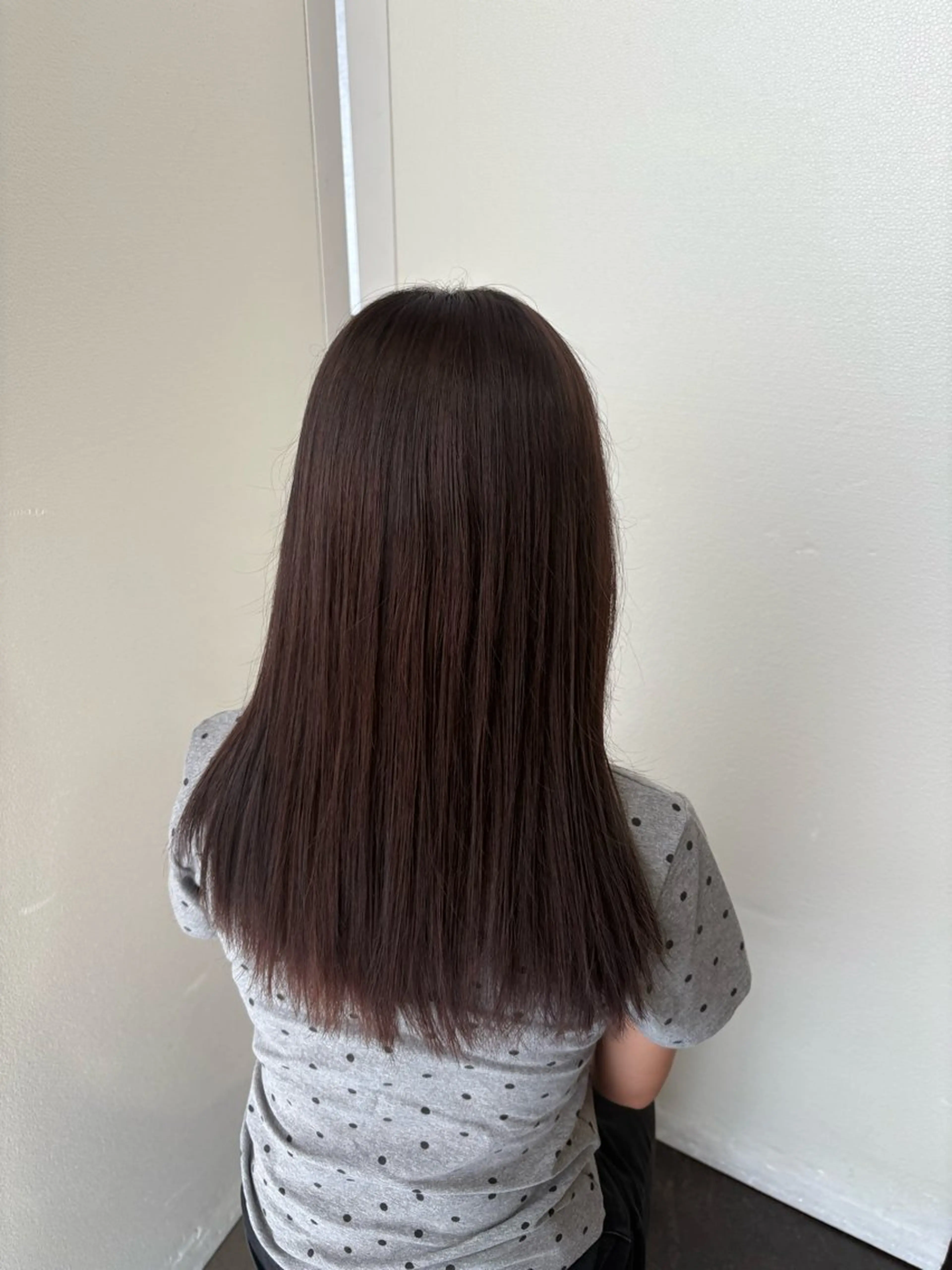 セミロング カラー ブラウンカラー ダークブラウン ヘアカラー SARAJU仁川 _aya🌼のヘアスタイル