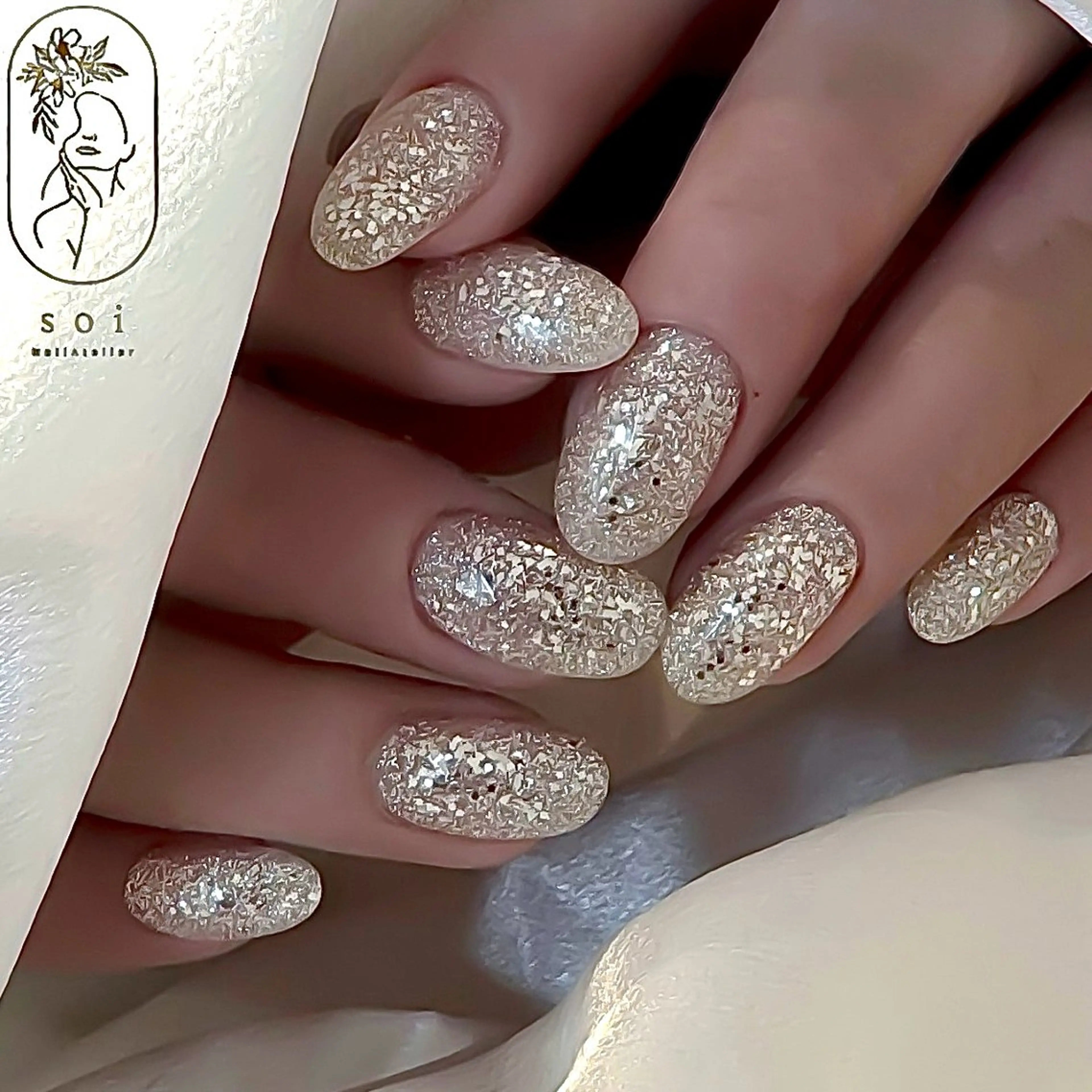 ラメワンカラー / ラメグラの写真