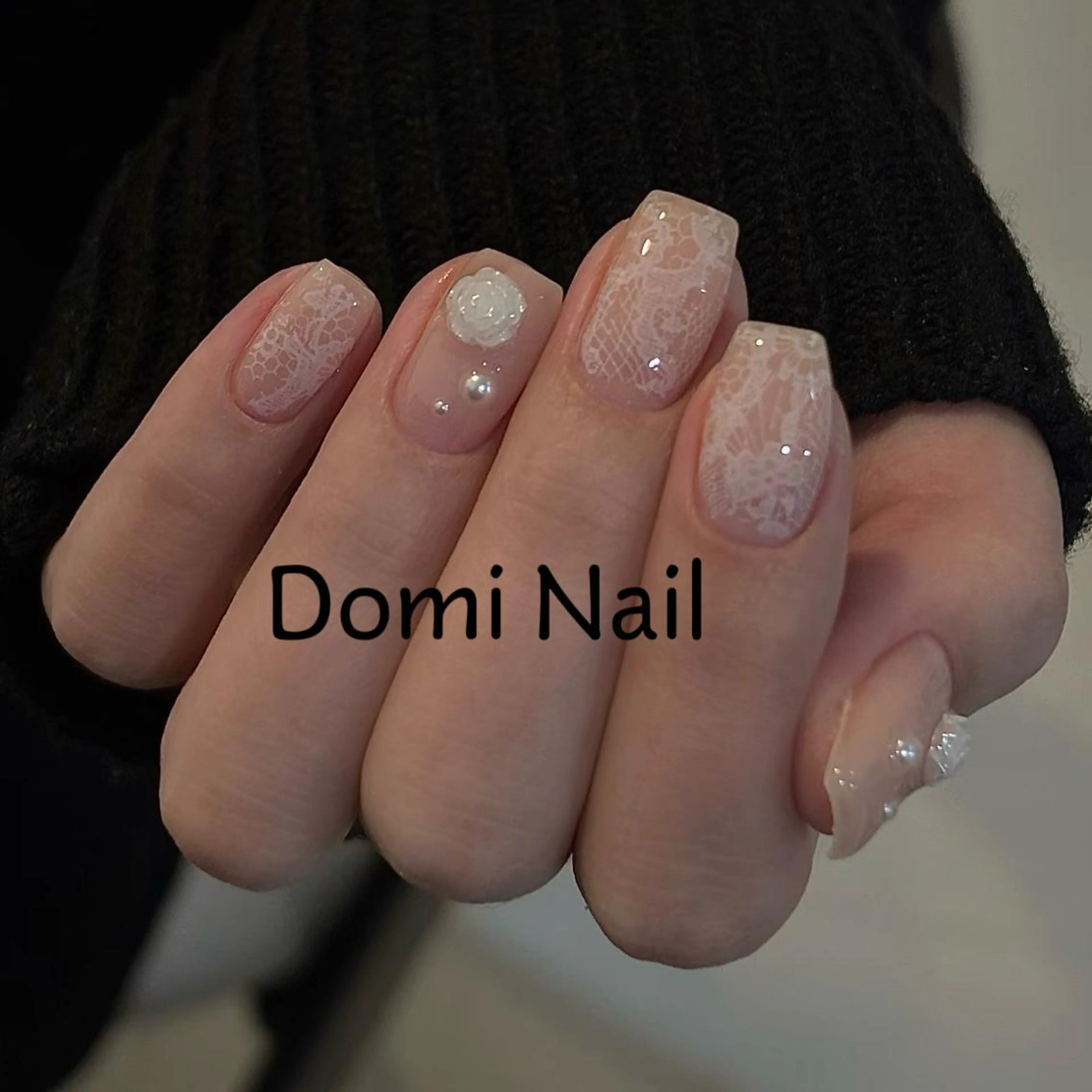 ネイル 持ち込み ハンドネイル 渋谷 Domi Nailのネイルデザイン
