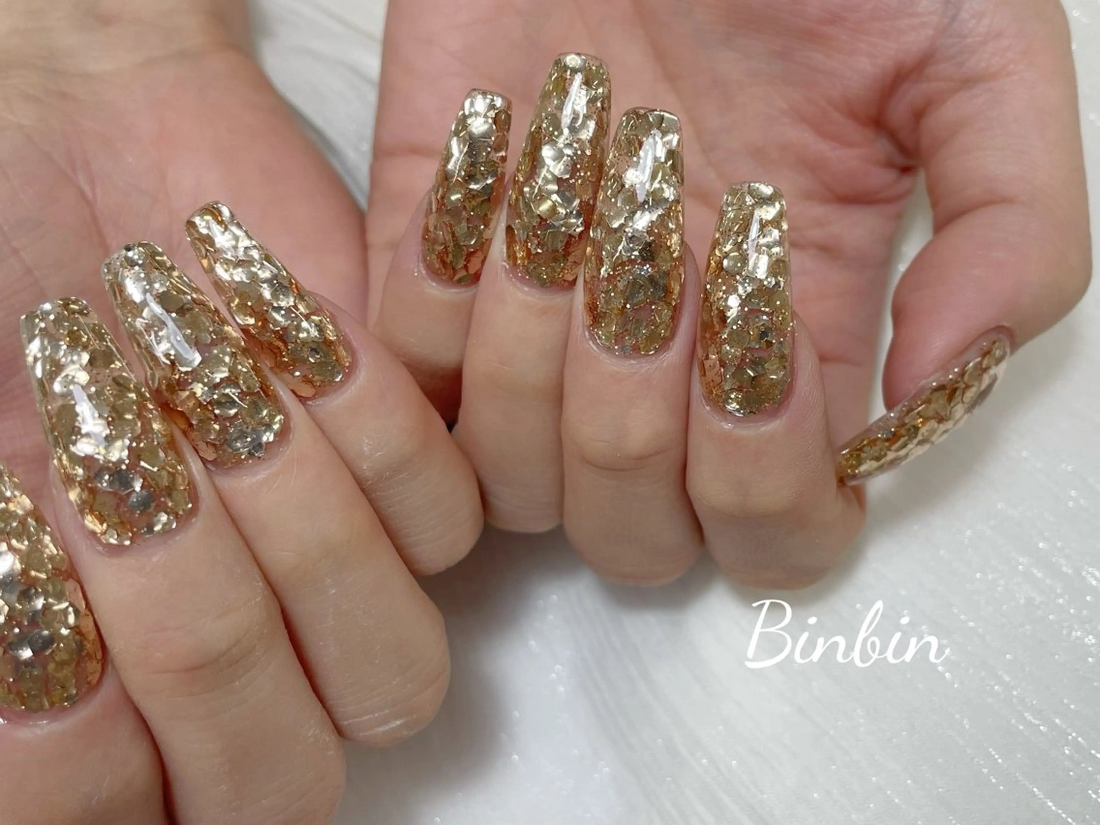 ネイル ハンドネイル ハンドケア Bin Binのネイルデザイン