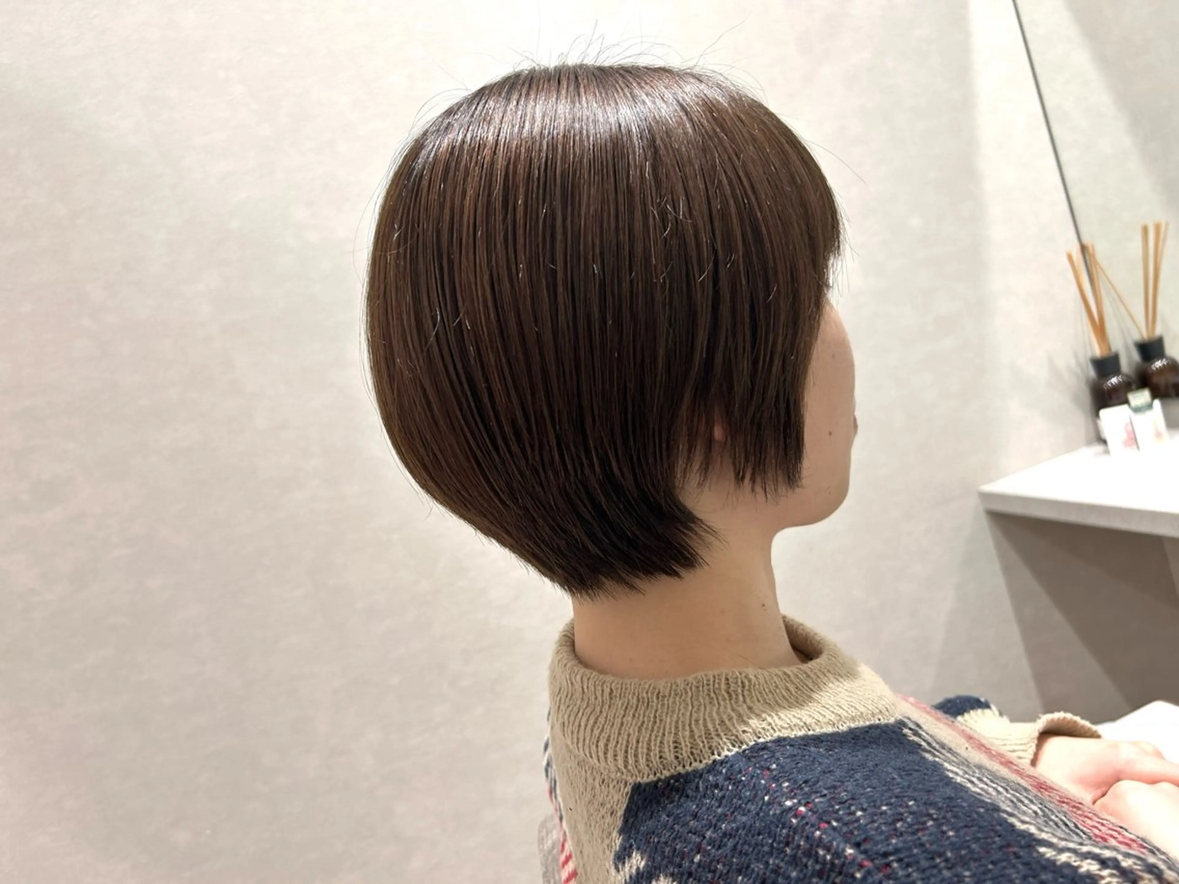 ショート カラー オレンジ ショートヘア カット ヘアカラー 児玉 りなのヘアスタイル