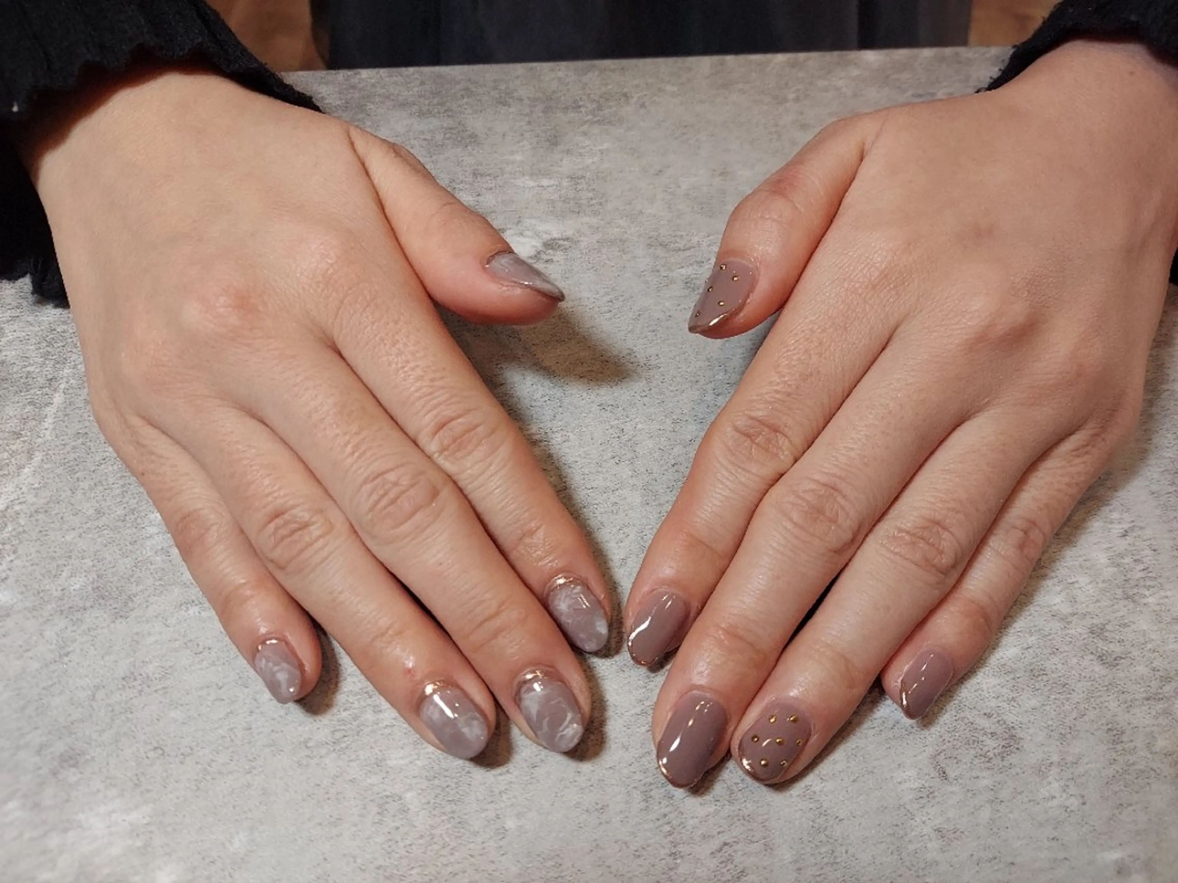 ネイル ミラーネイル ニュアンスネイル ワンカラーネイル ell. Shokoのネイルデザイン