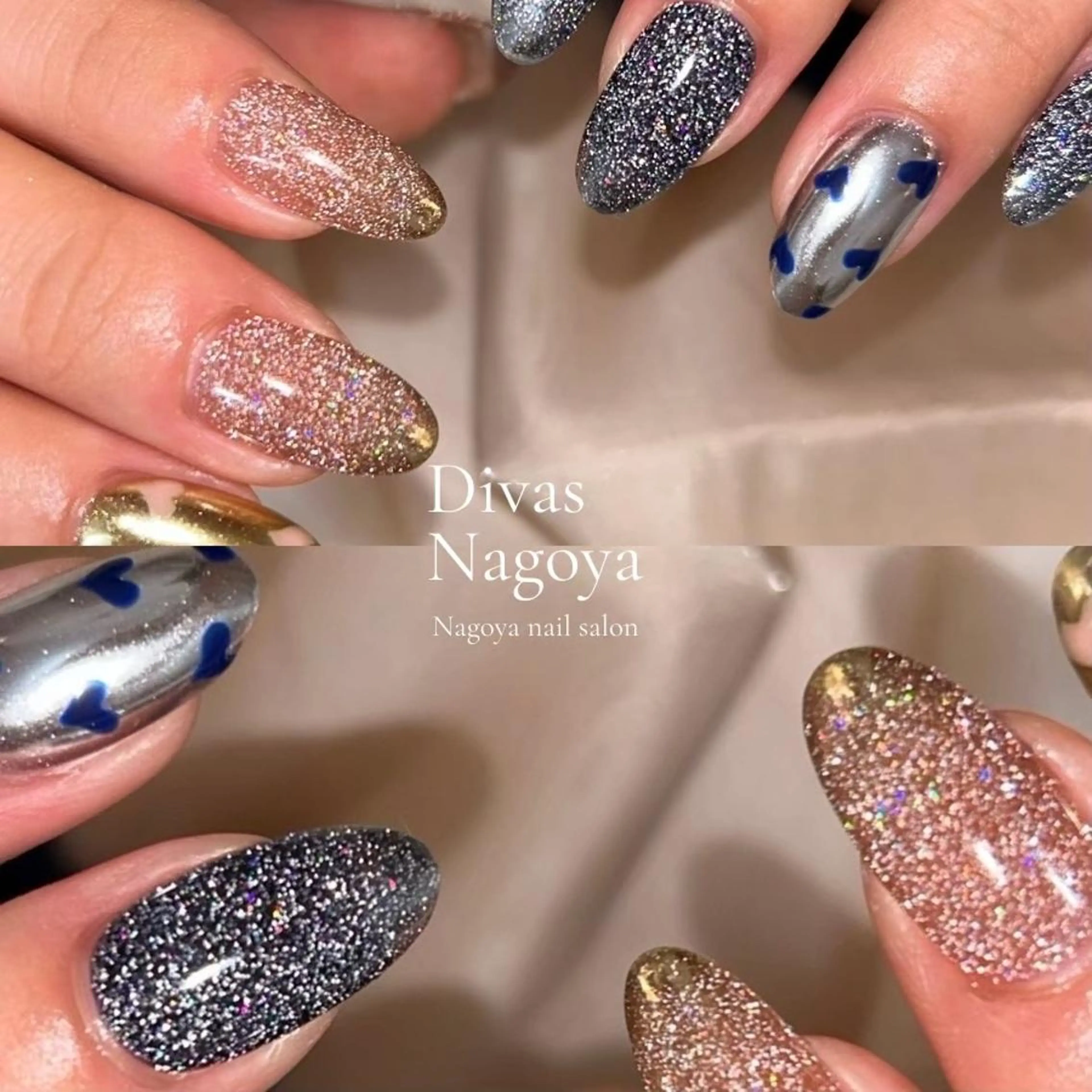 ネイル アートネイル 韓国ネイル マットネイル ミラーネイル ニュアンスネイル 💕D.d nail Hideyo🌸のネイルデザイン